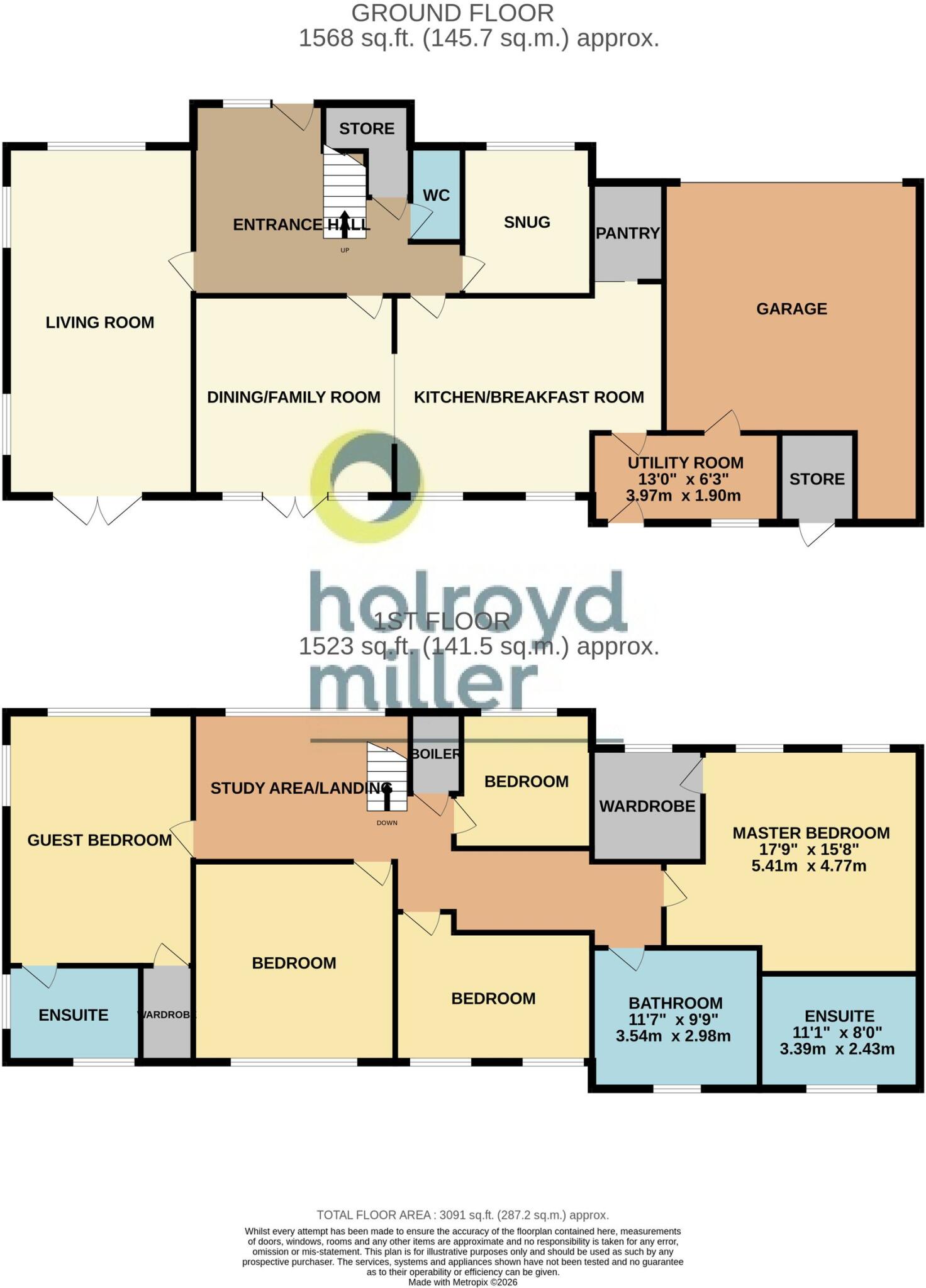 Woodthorpe Park Drive, Wakefield, WF2 floorplan