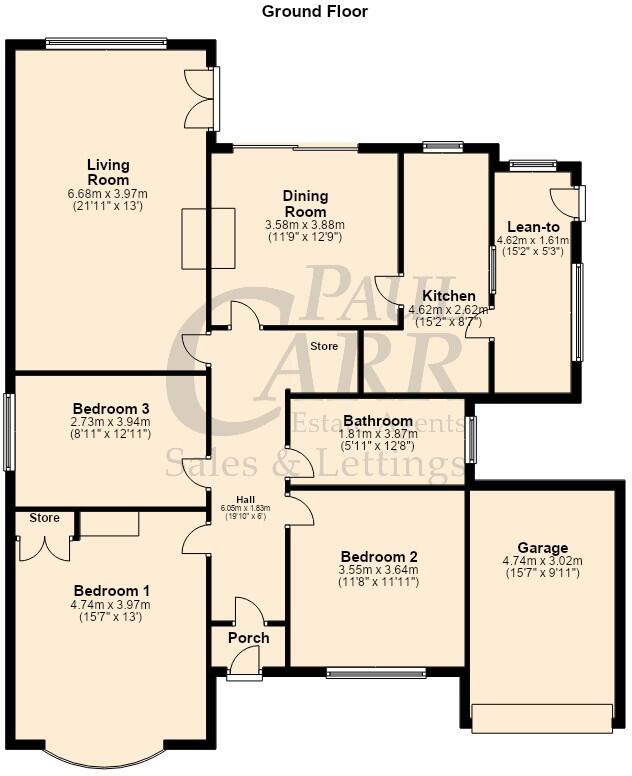 Cannock Road, Burntwood, WS7 0BL floorplan