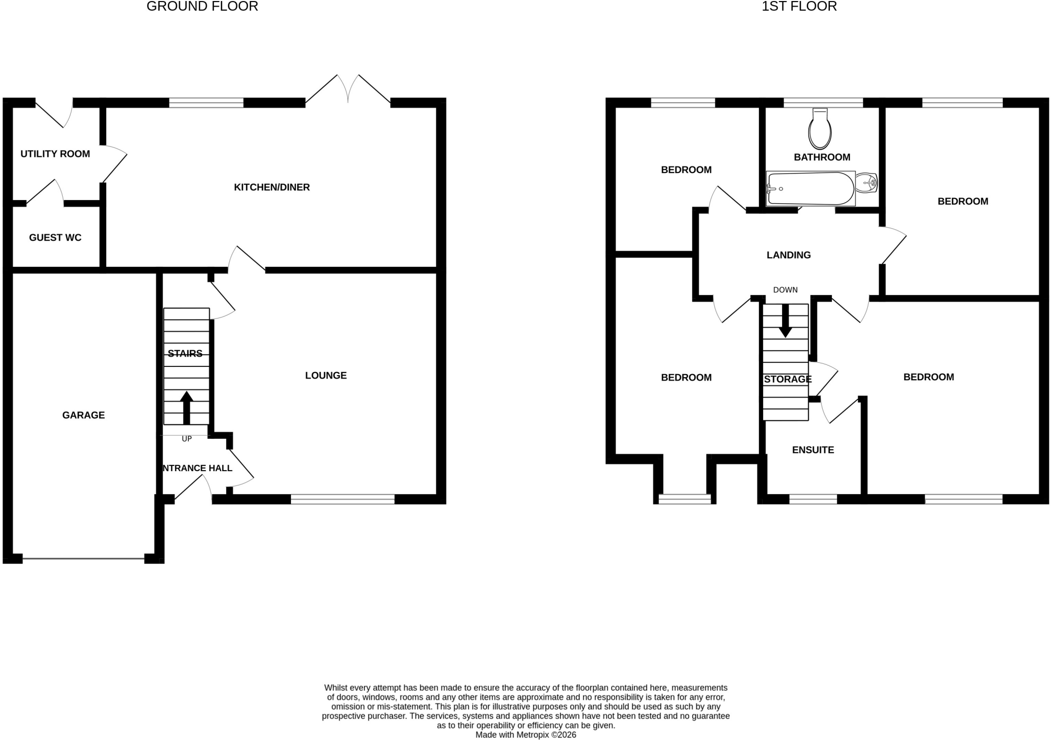 Thirlmere Close, Winsford floorplan