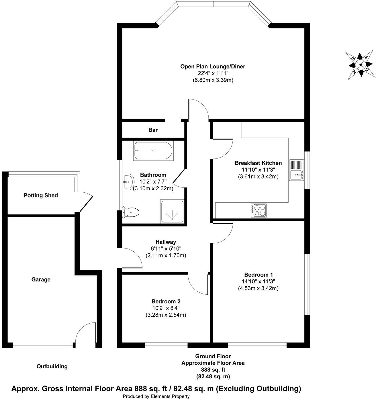 Mount Pleasant, Keyworth, Nottingham floorplan