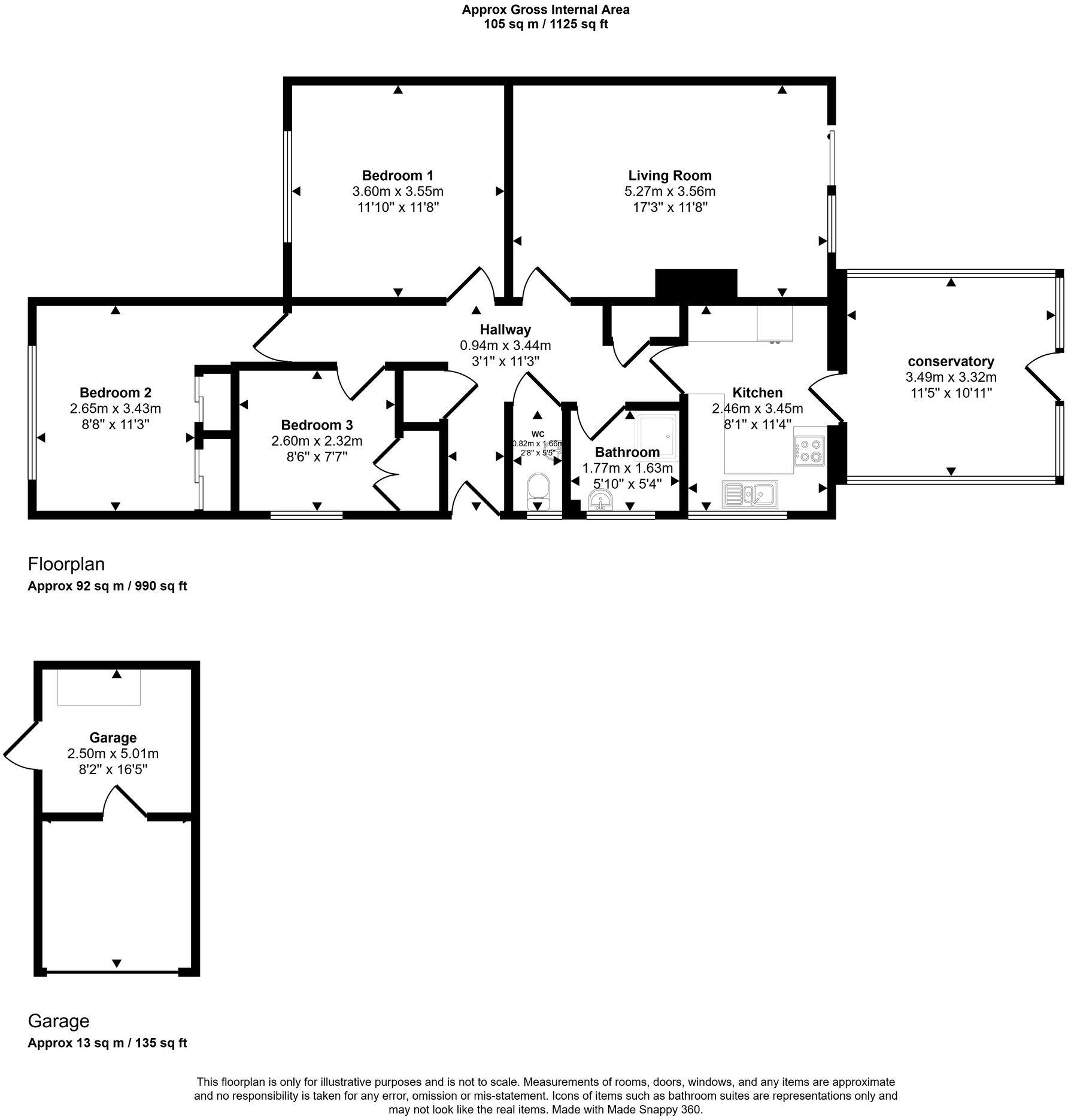 King Edward Road, Birchington, CT7 floorplan
