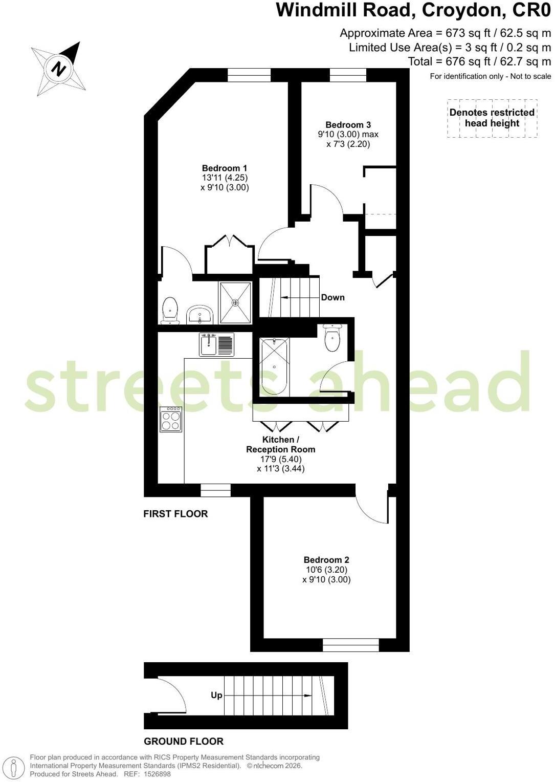 Windmill Road, Croydon, CR0 floorplan