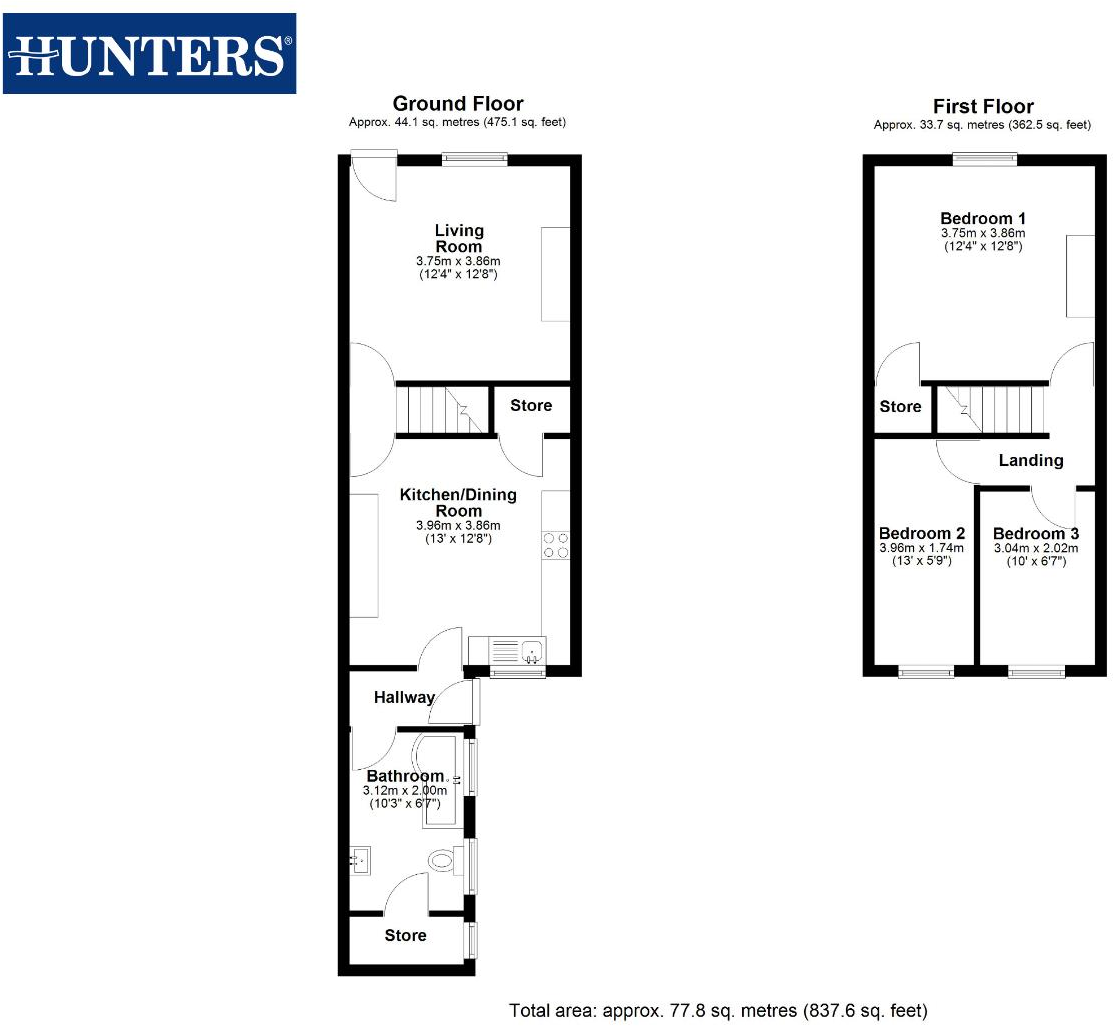 Crowther Street, Castleford floorplan