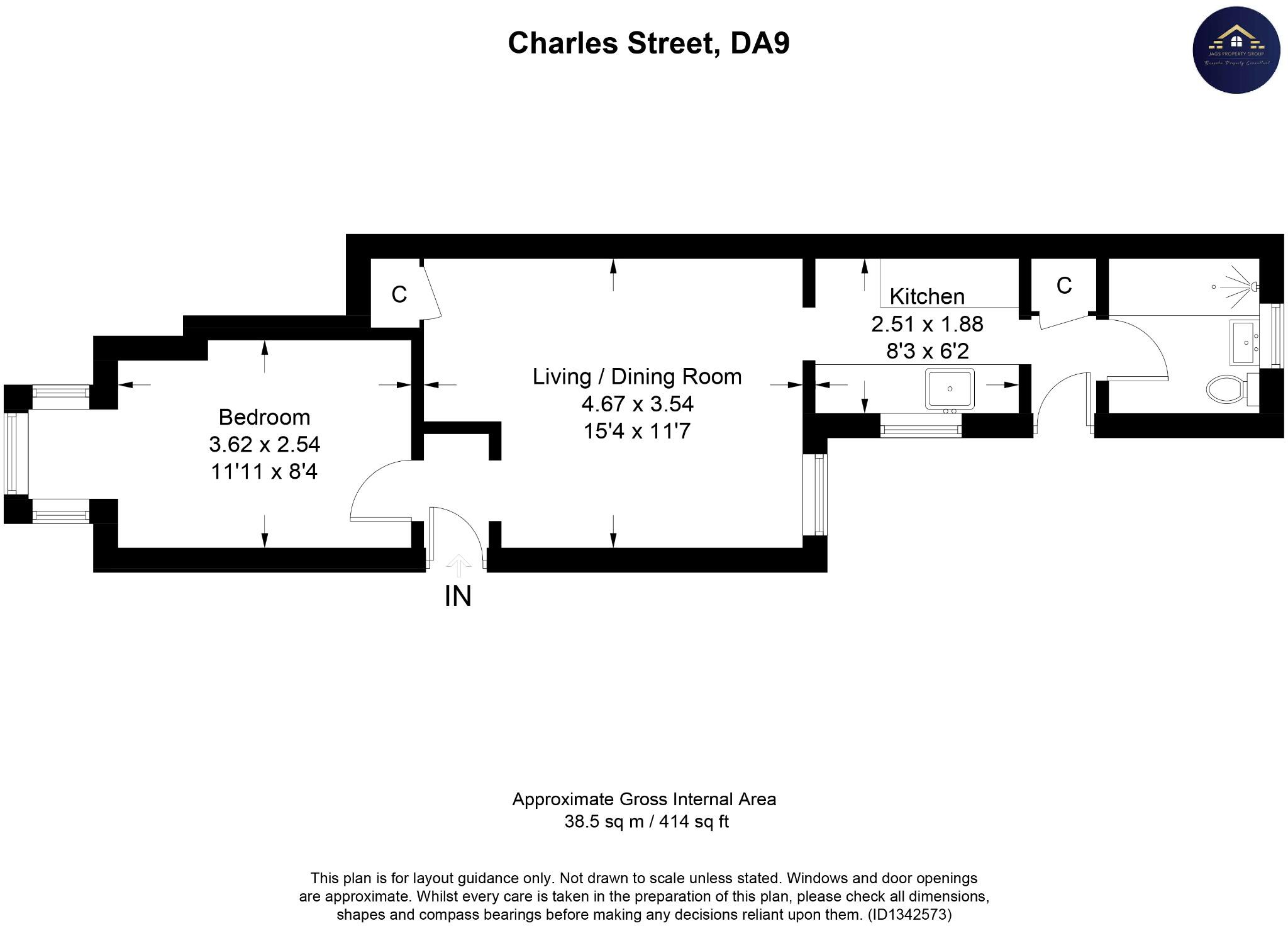 Charles Street, Greenhithe, Kent, DA9 floorplan