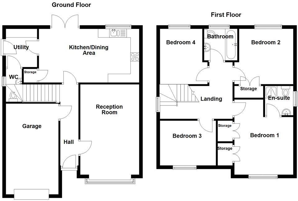 Foster Drive, Burnley floorplan