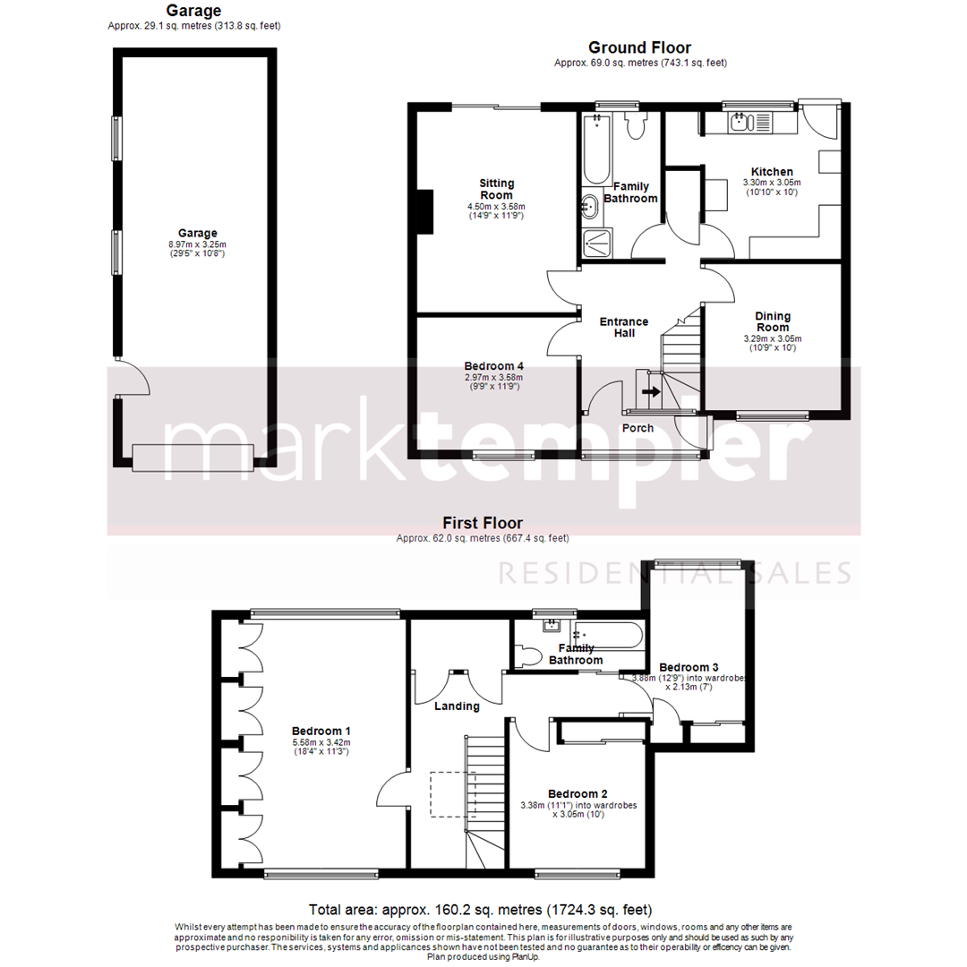 Glorious views over Claverham countryside floorplan