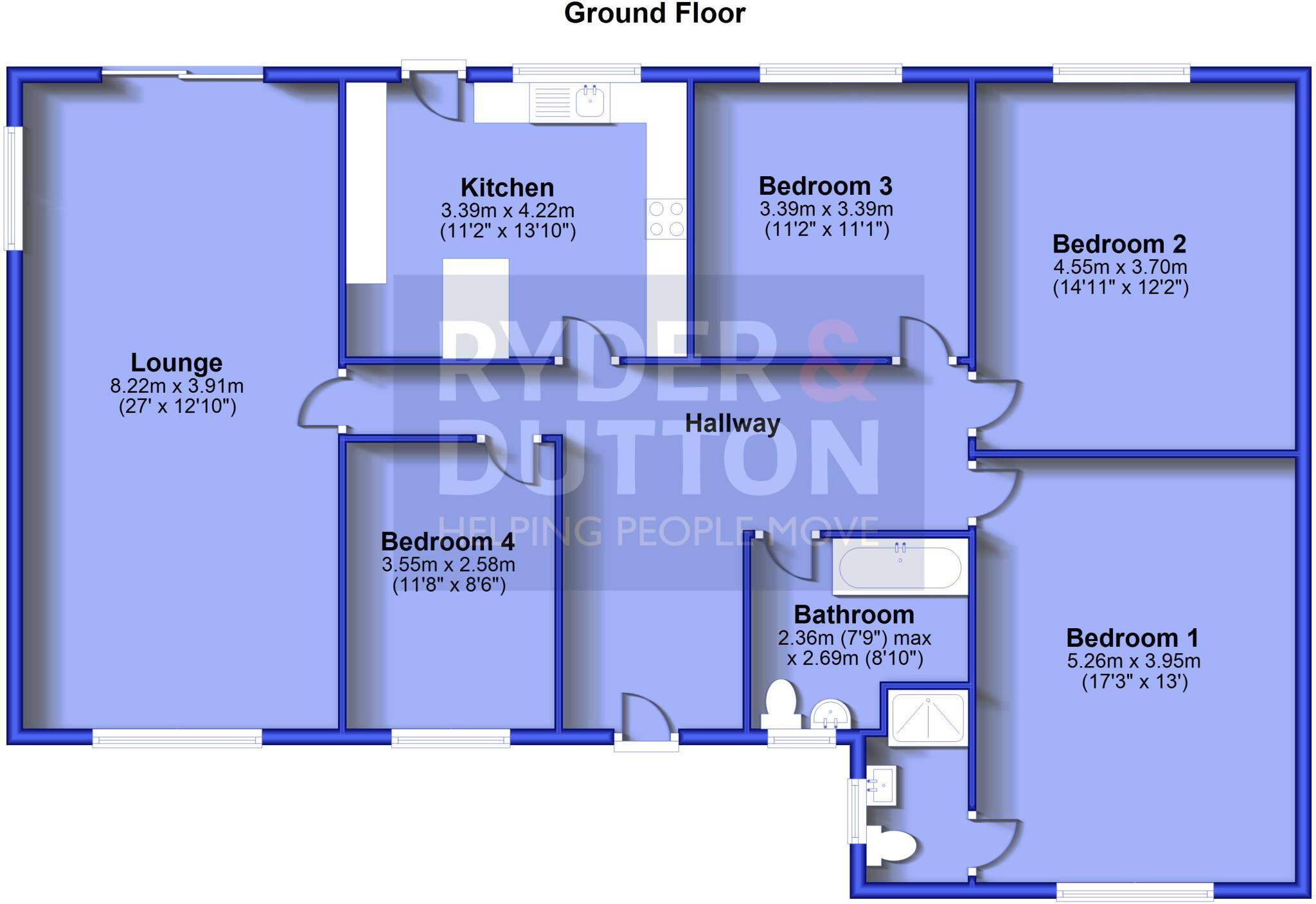 Nordens Drive, Chadderton, Oldham, Greater Manchester, OL9 floorplan