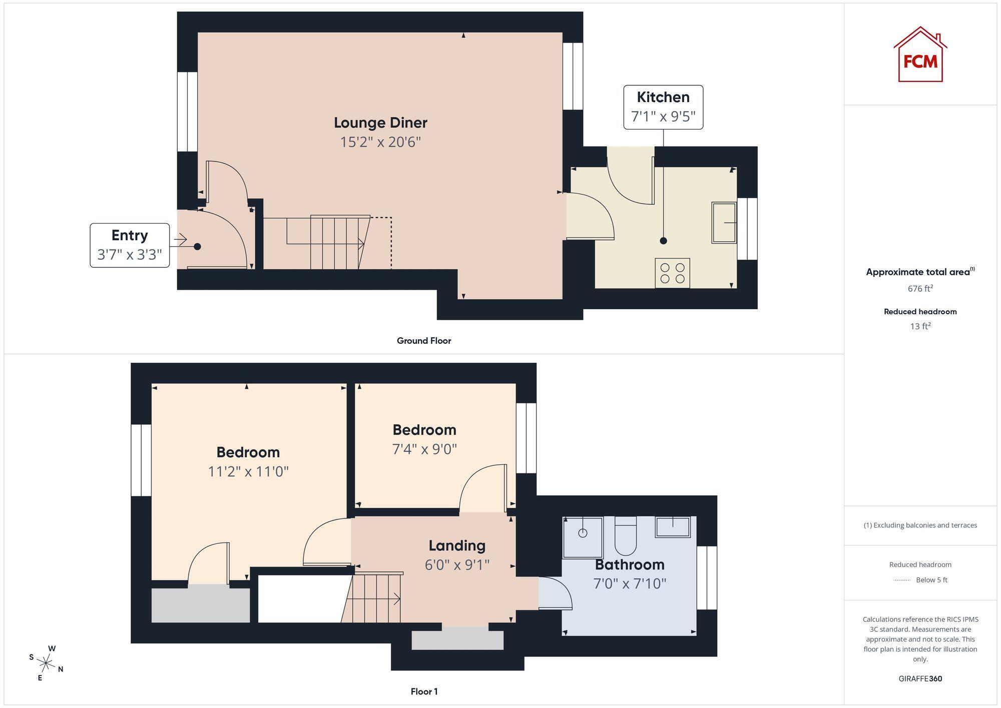 Trumpet Road, Cleator, CA23 floorplan