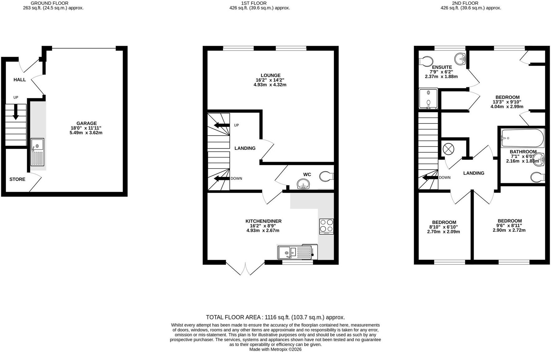 Round Ring Gardens, Penryn, TR10 floorplan