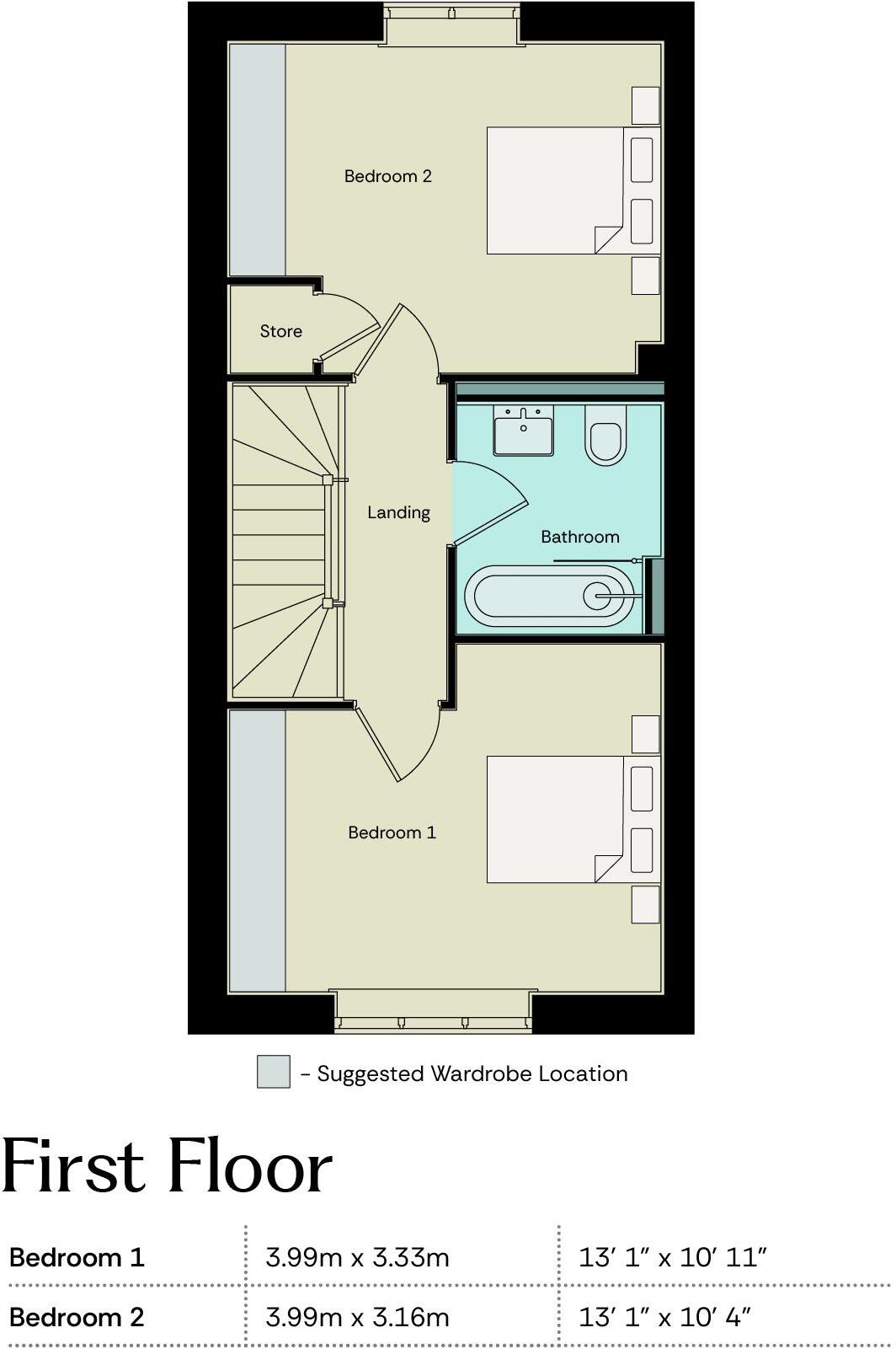 Plot 72 – The Farndale, Prebend Lane, Welton floorplan