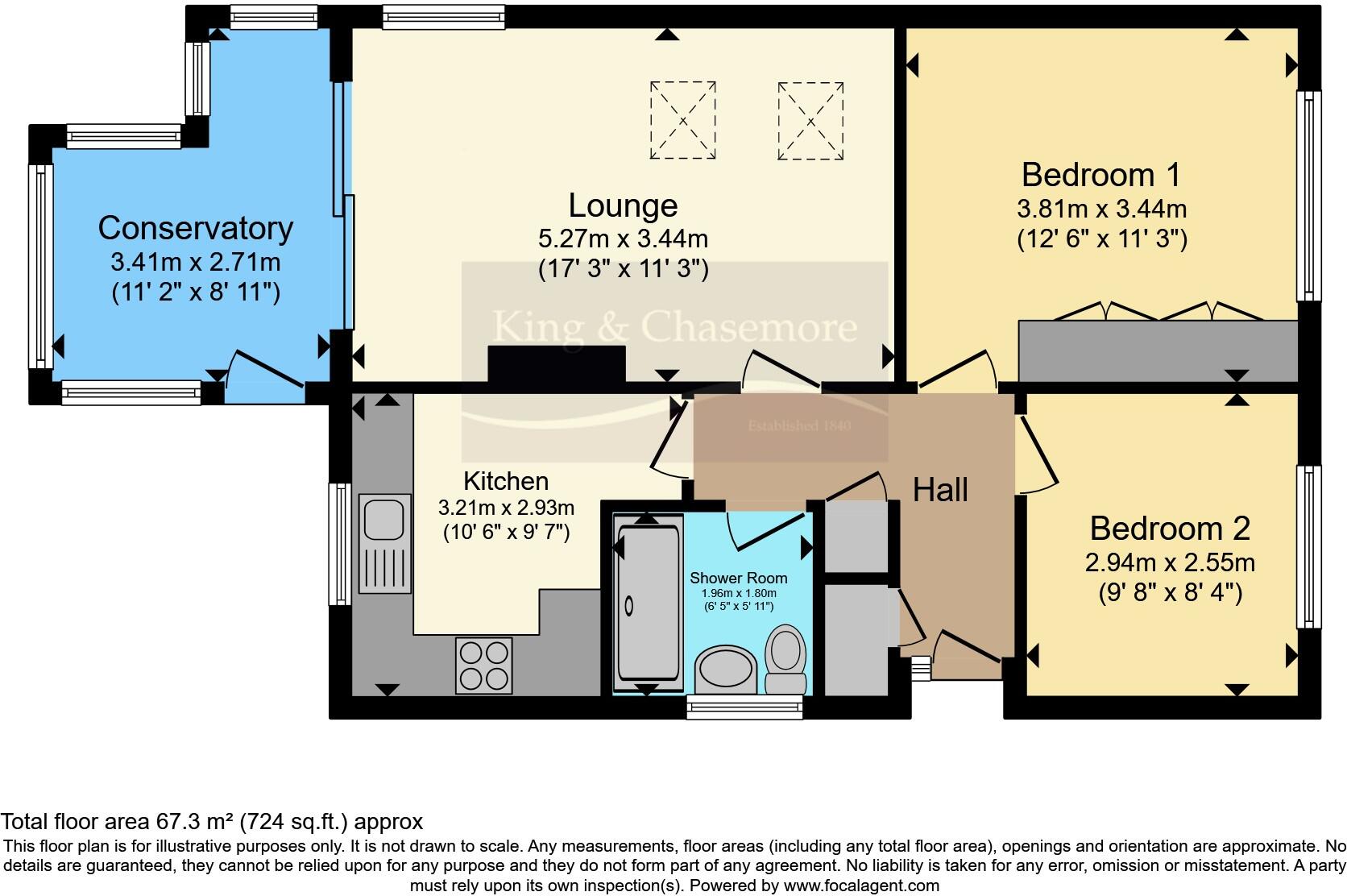 Northwood Avenue, BRIGHTON, East Sussex, BN2 floorplan