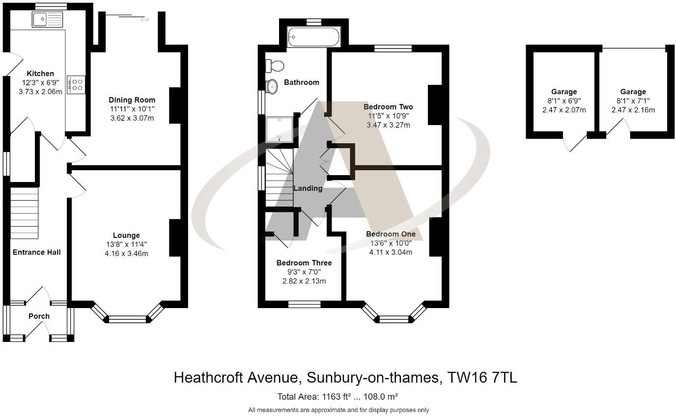 Heathcroft Avenue, Sunbury-On-Thames floorplan