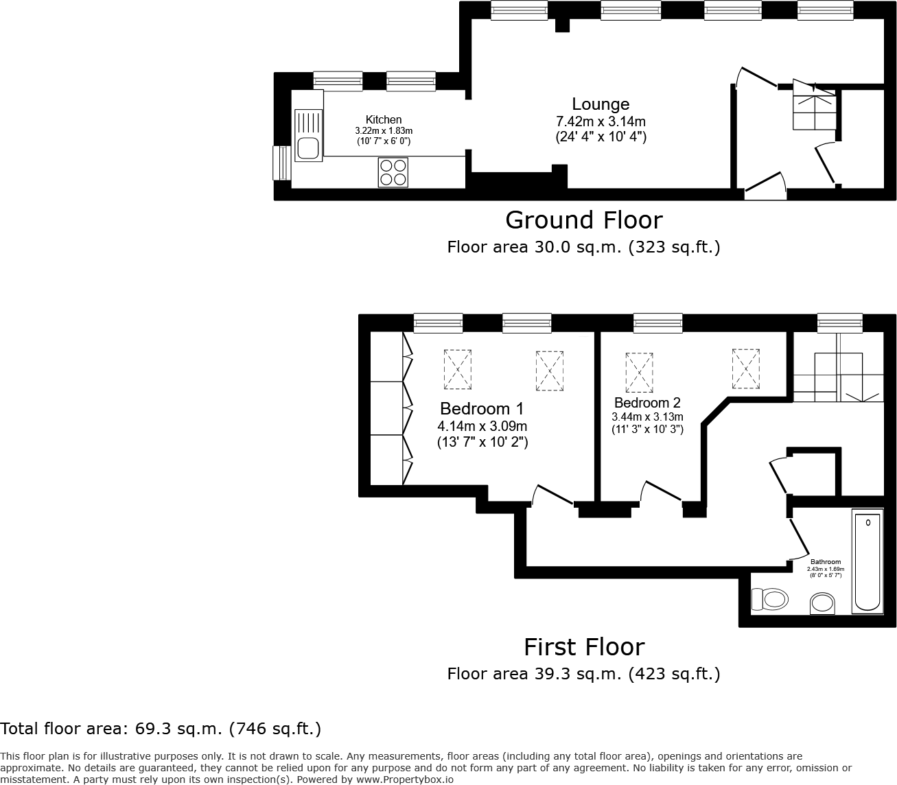 McCrea Apartments, Emily Way, Halifax, HX1 floorplan