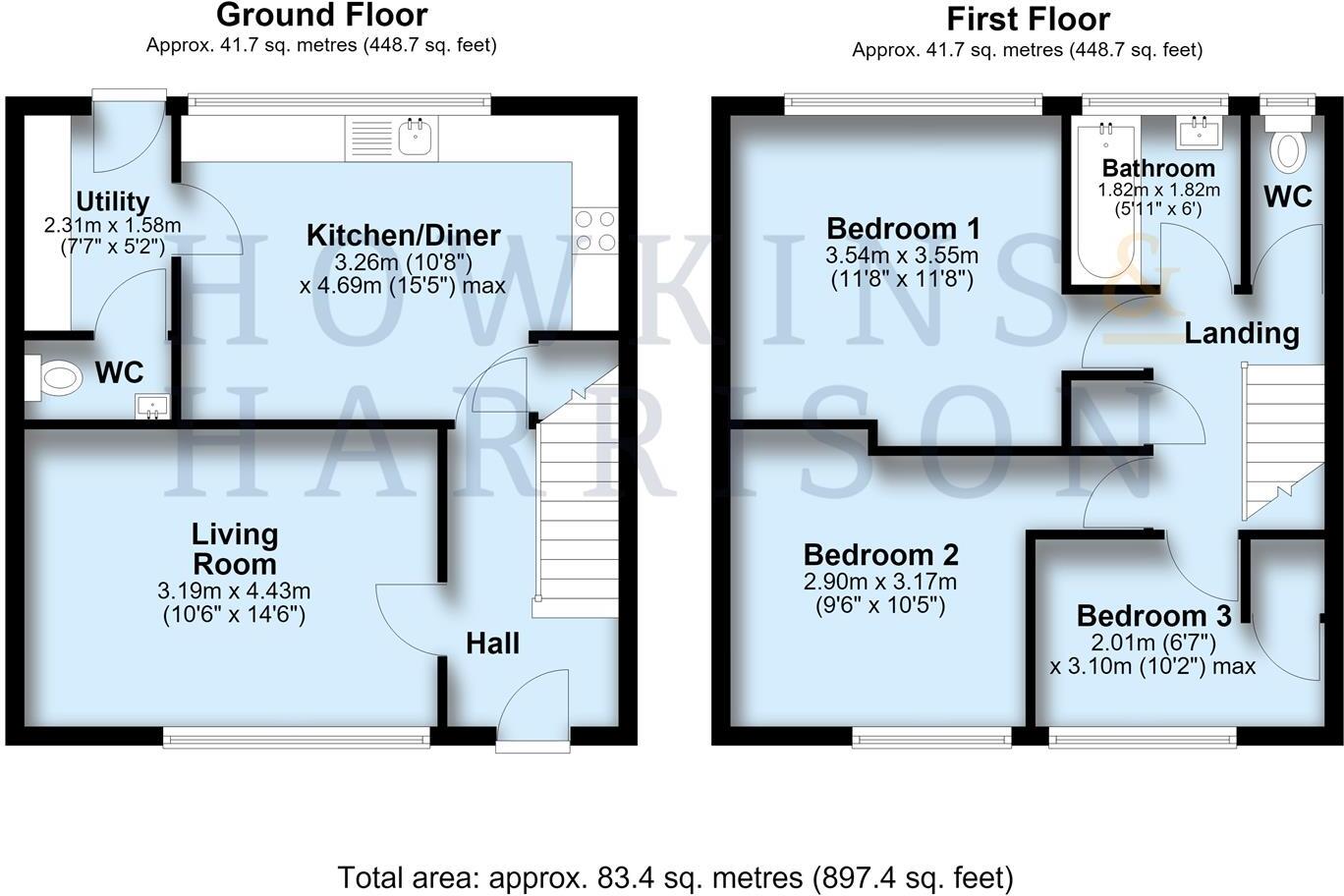 Smedley Close, Ashby-De-La-Zouch floorplan