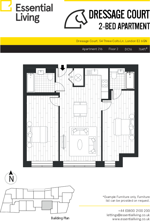 54 Three Colts Ln, London floorplan