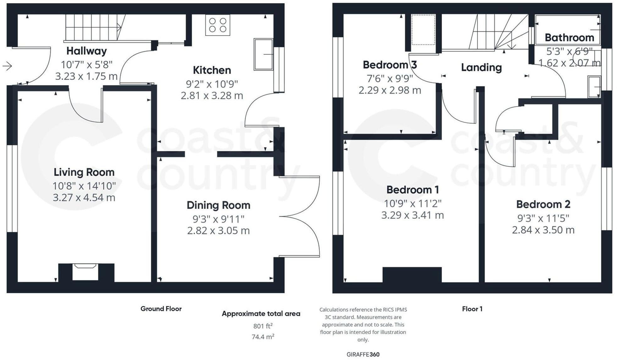 Oakland Road, Newton Abbot, TQ12 floorplan