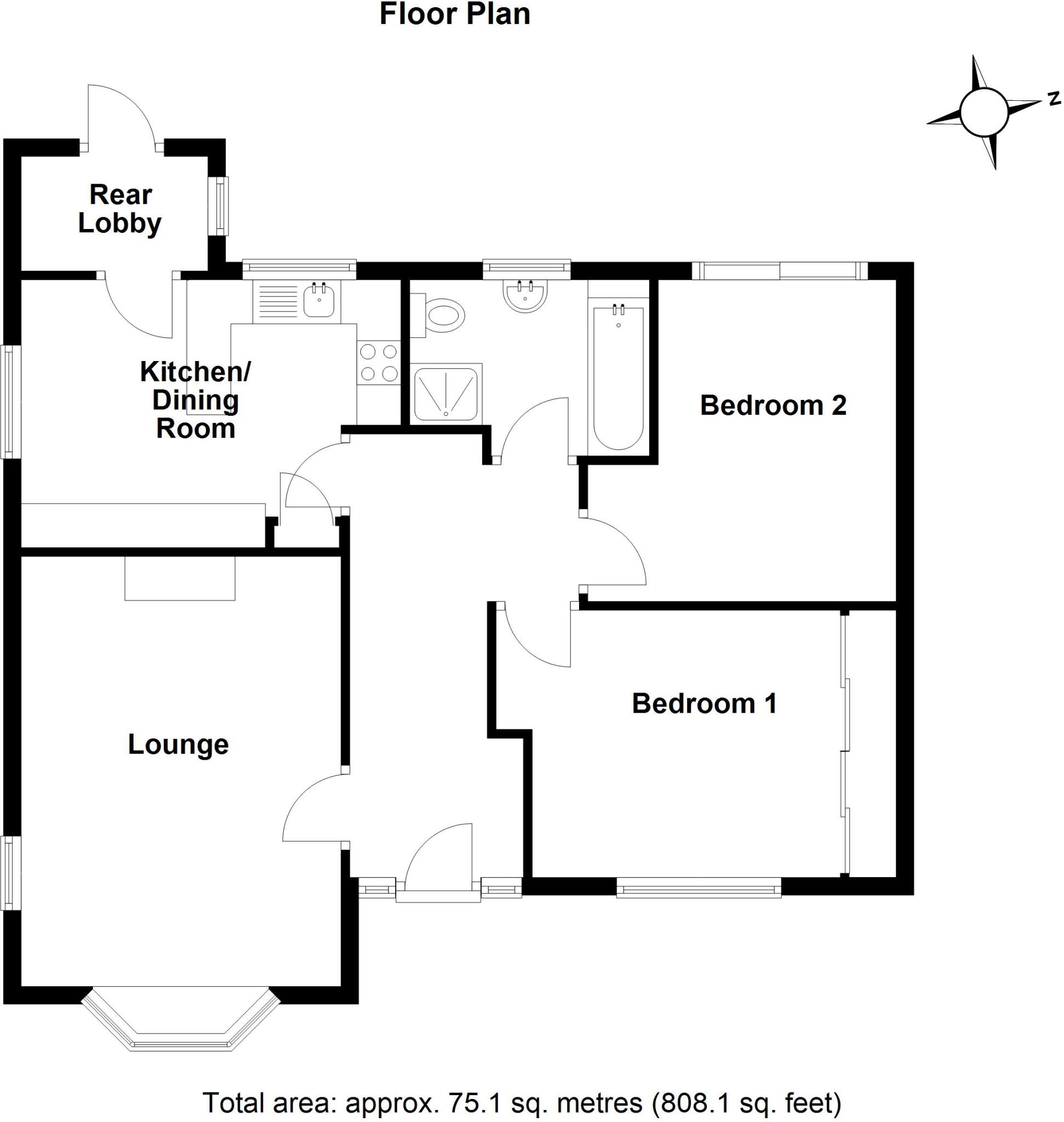 Southsea Road, Stevenage, Hertfordshire, SG1 floorplan