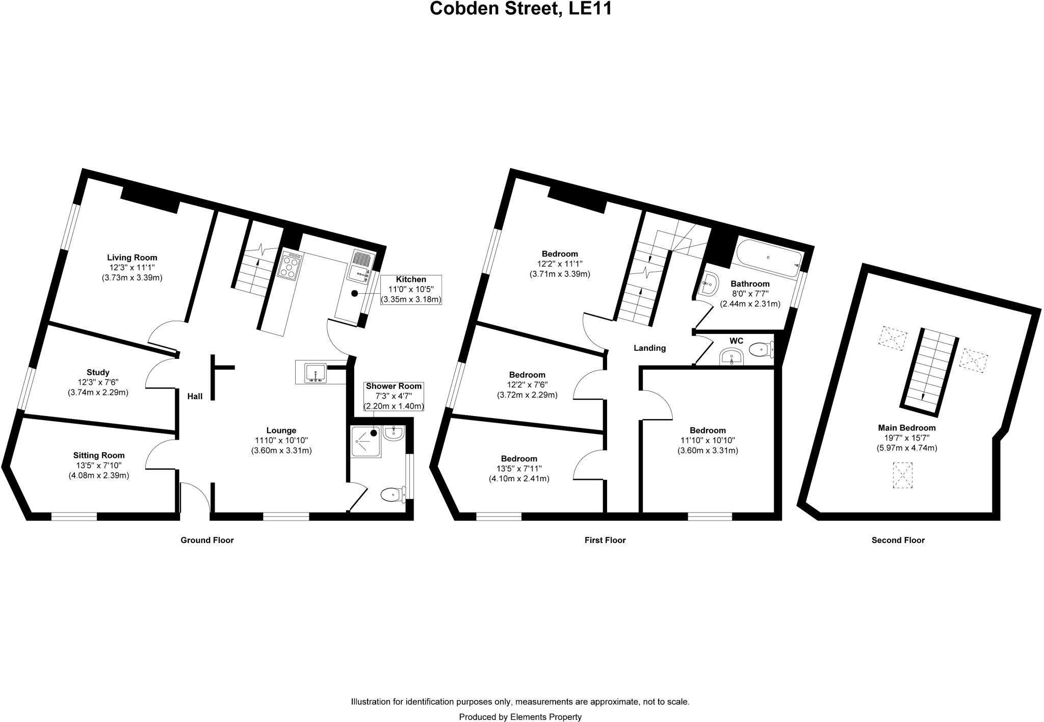 Cobden Street, Loughborough, LE11 floorplan