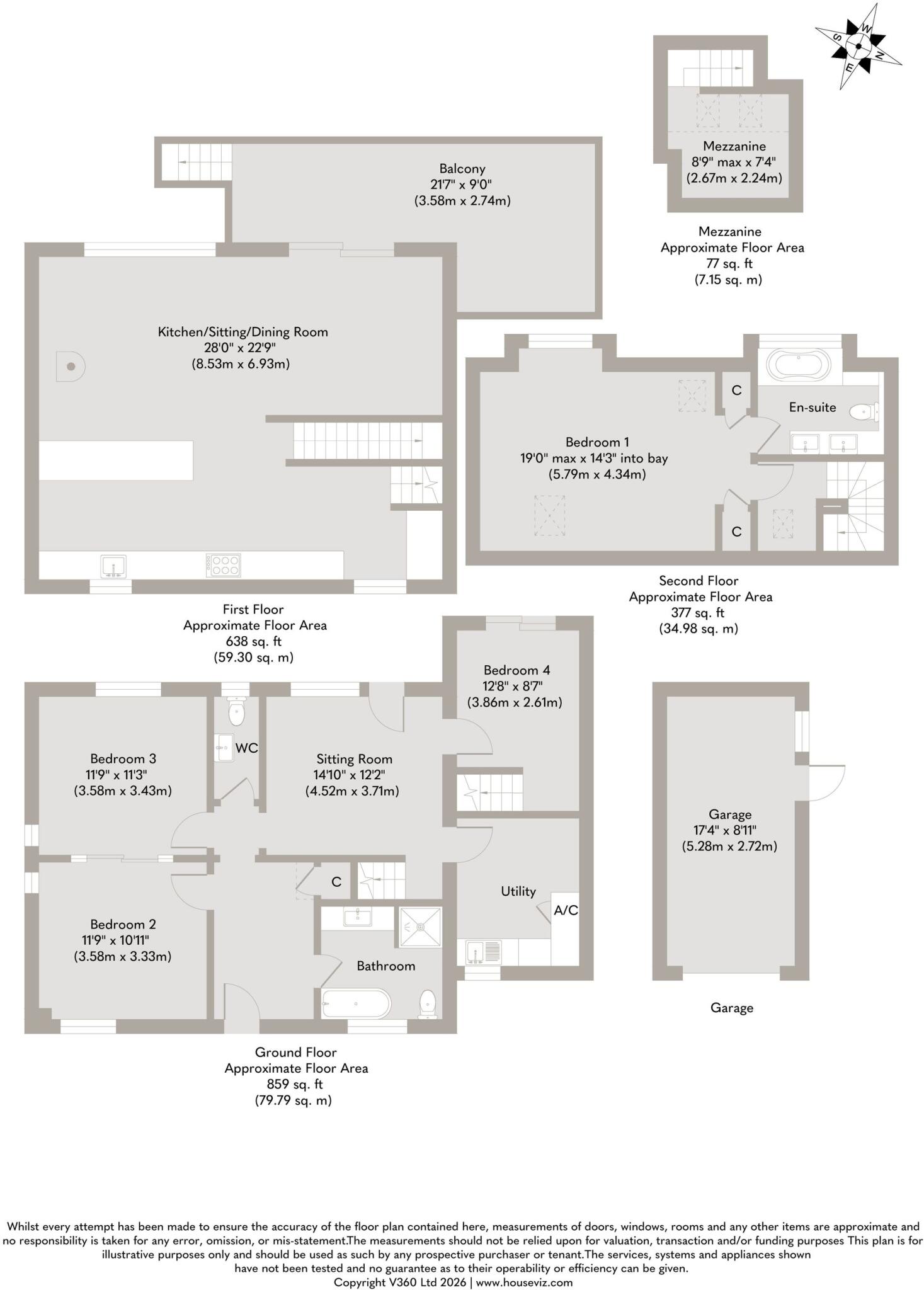 Contemporary Coastal Living with Stunning Views in Cley floorplan