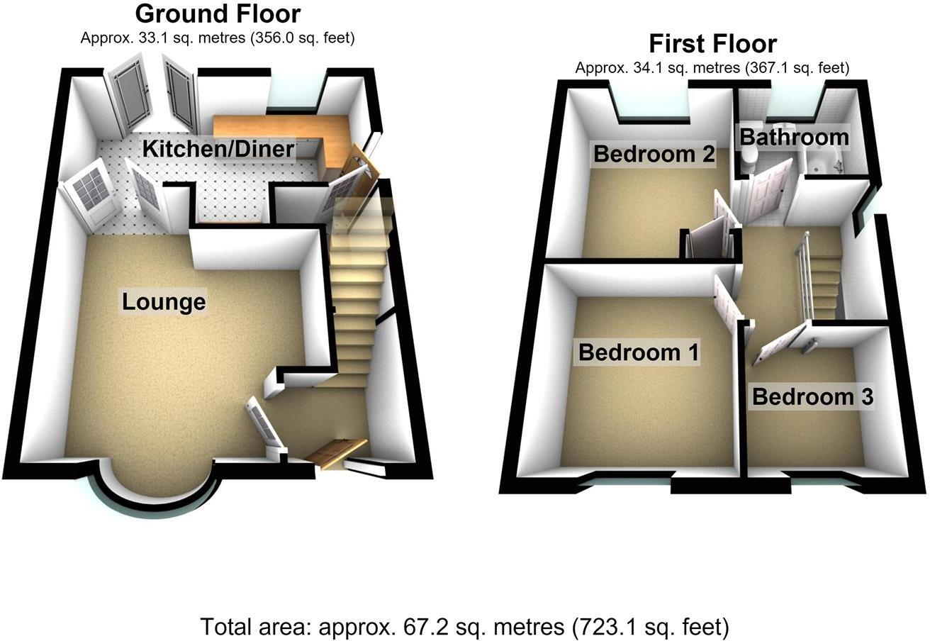 Maesteg, Pen-Y-Cae, Wrexham floorplan