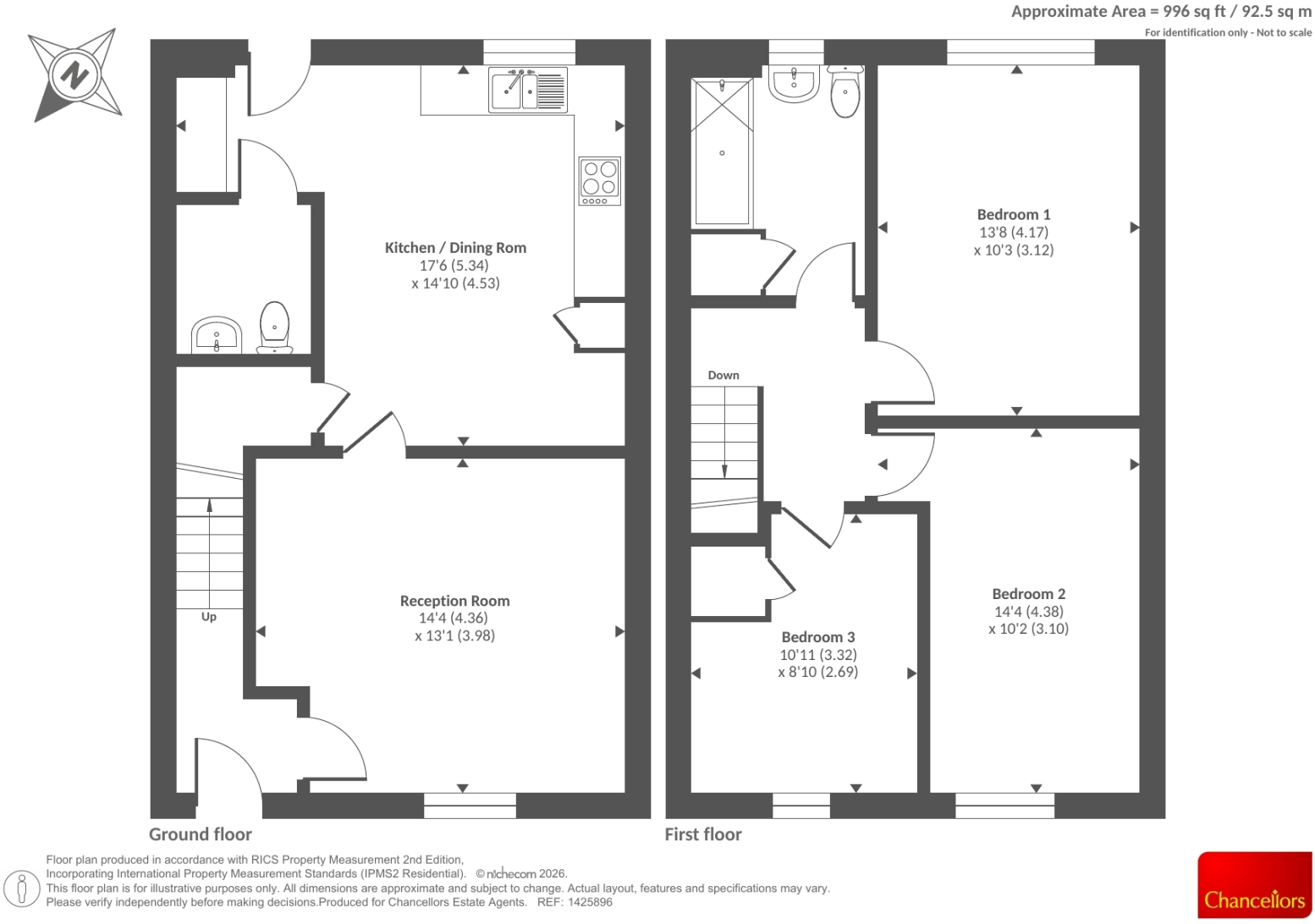 Arborfield, Berkshire, RG2 floorplan