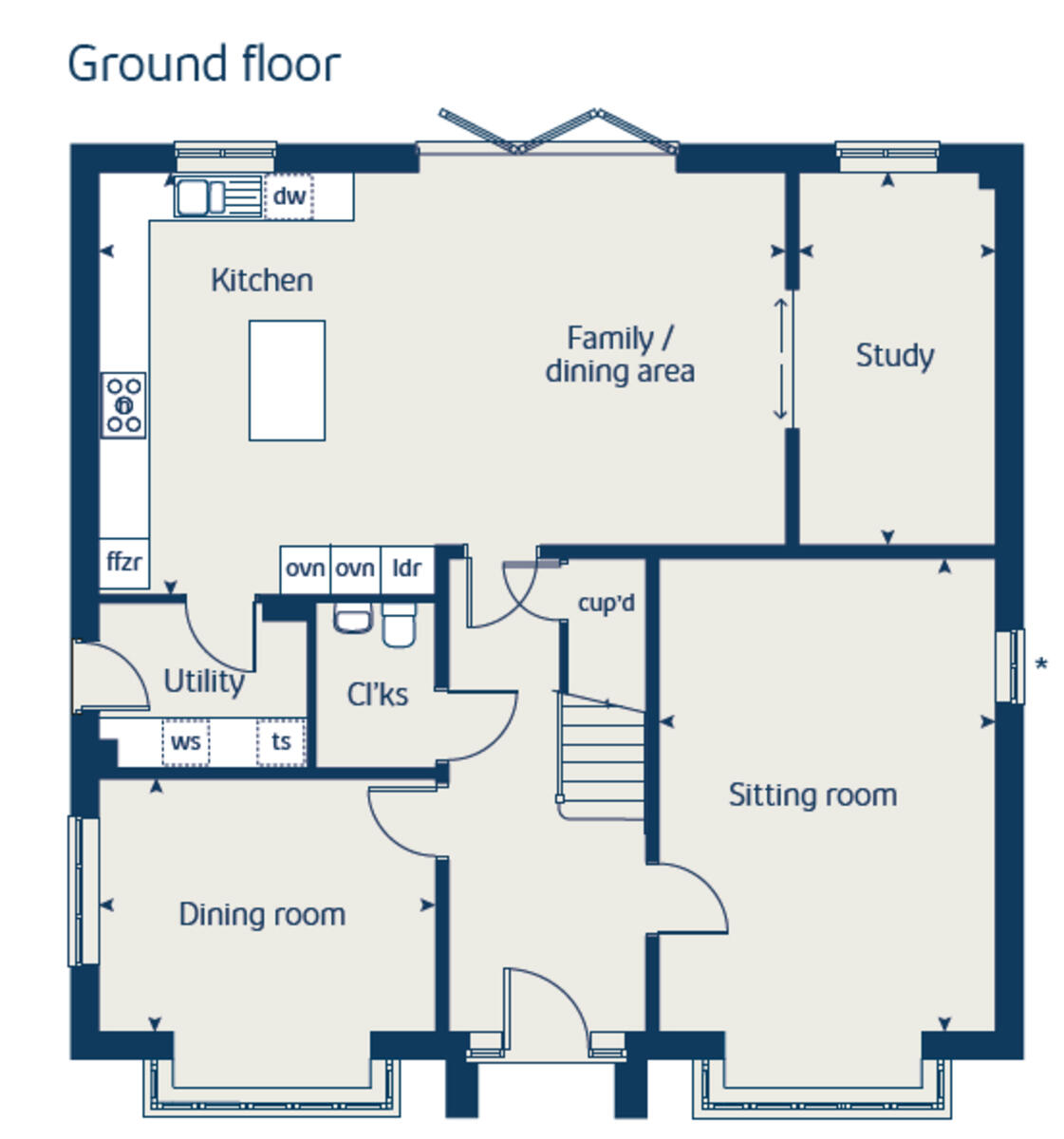 Cratchit Crescent, Northampton floorplan