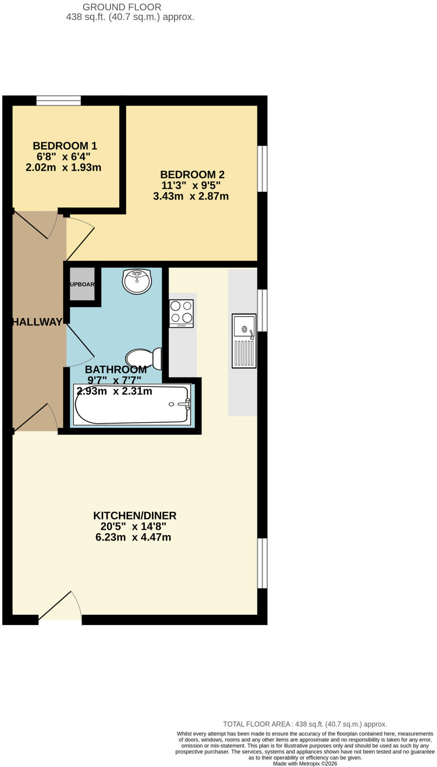 Thames Court, Leysdown Road, Sheerness, Kent, ME12 floorplan