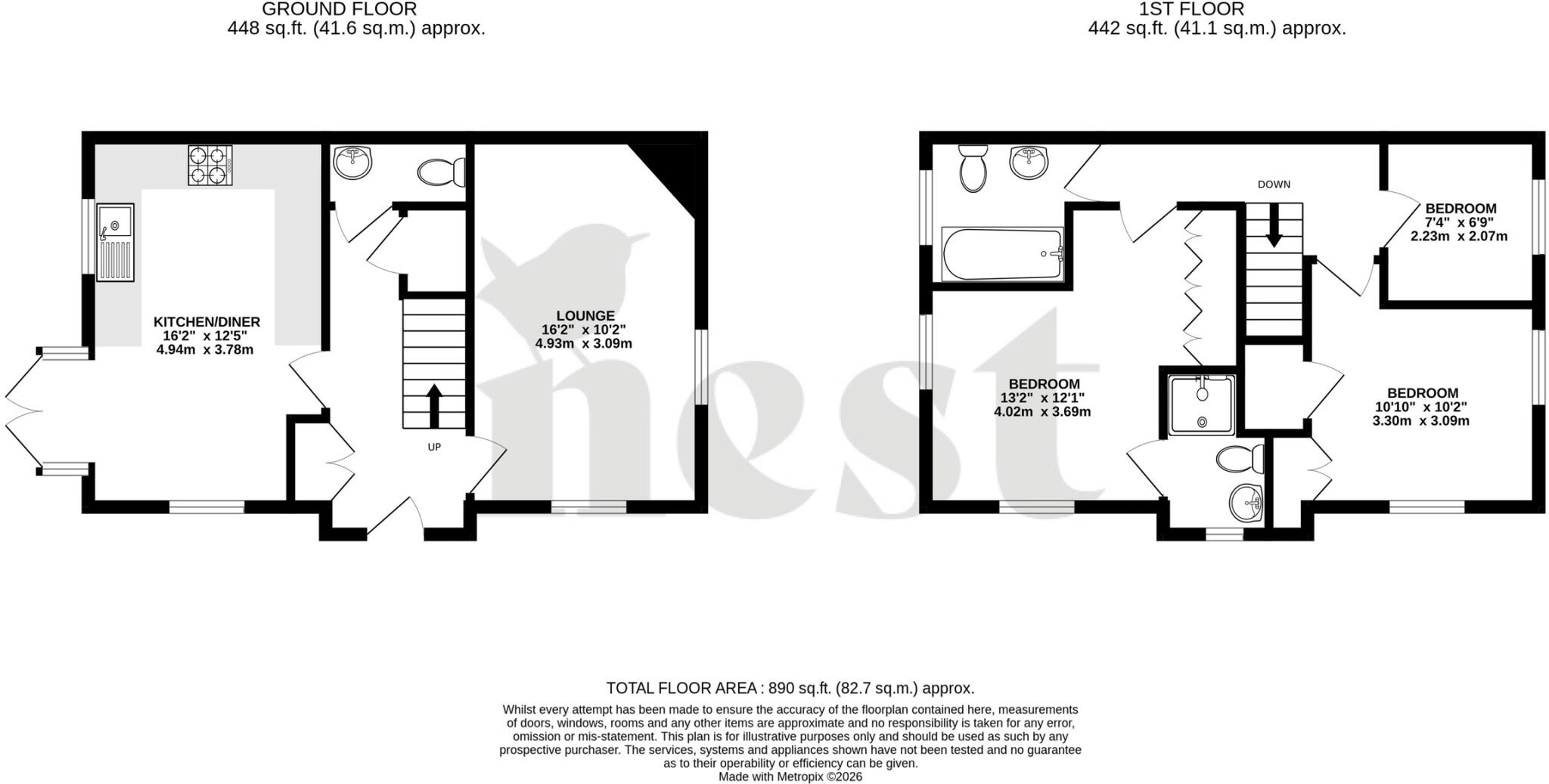 Little Orchard, Cheddon Fitzpaine floorplan