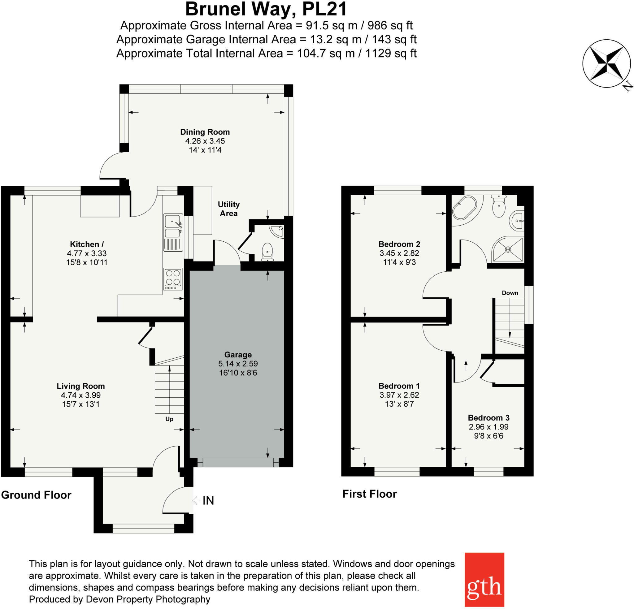 Brunel Way, Ivybridge, Devon, PL21 floorplan