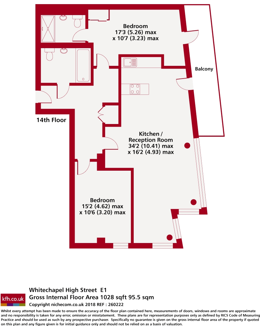 Whitechapel High Street, Whitechapel, London, E1 floorplan