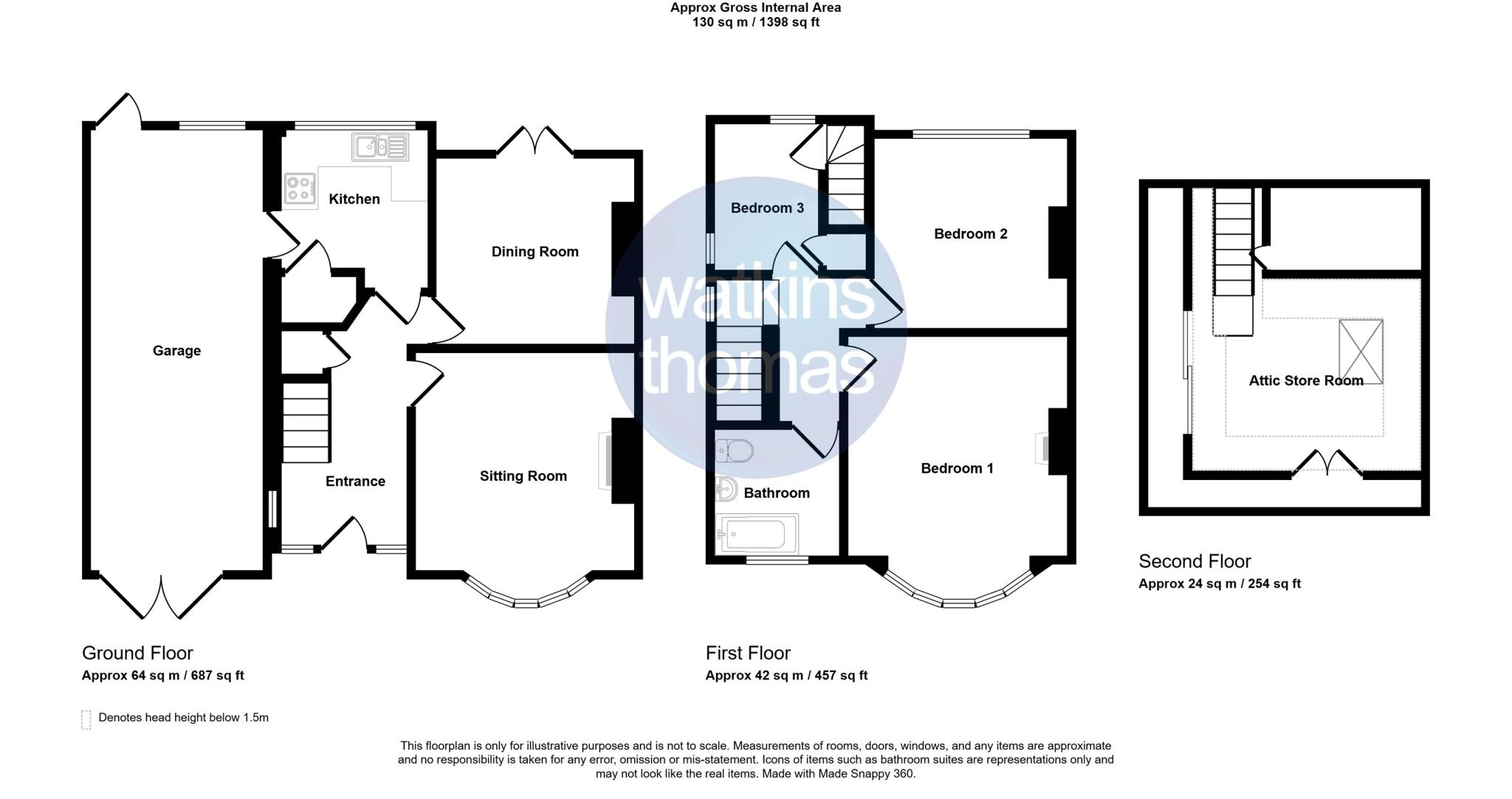 Tupsley, Hereford, HR1 floorplan