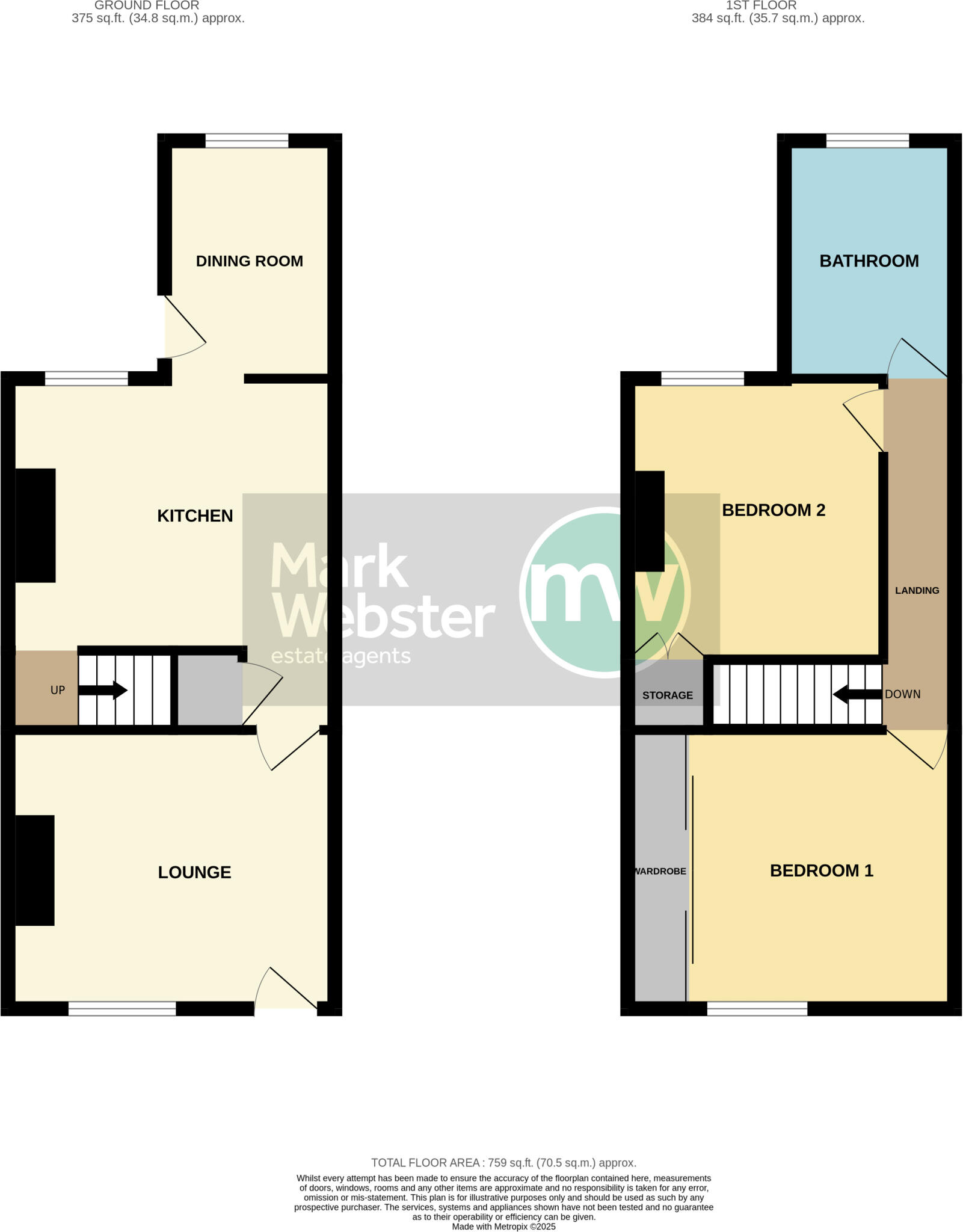 Johnson Street, Wood End floorplan