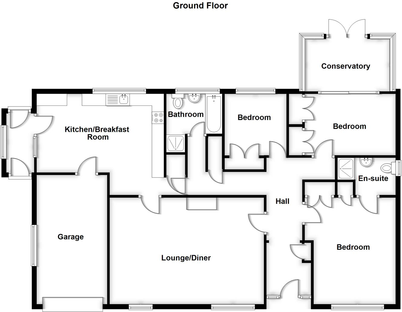 Lonsdale Drive, Washford Park, Meole Village, Shrewsbury floorplan