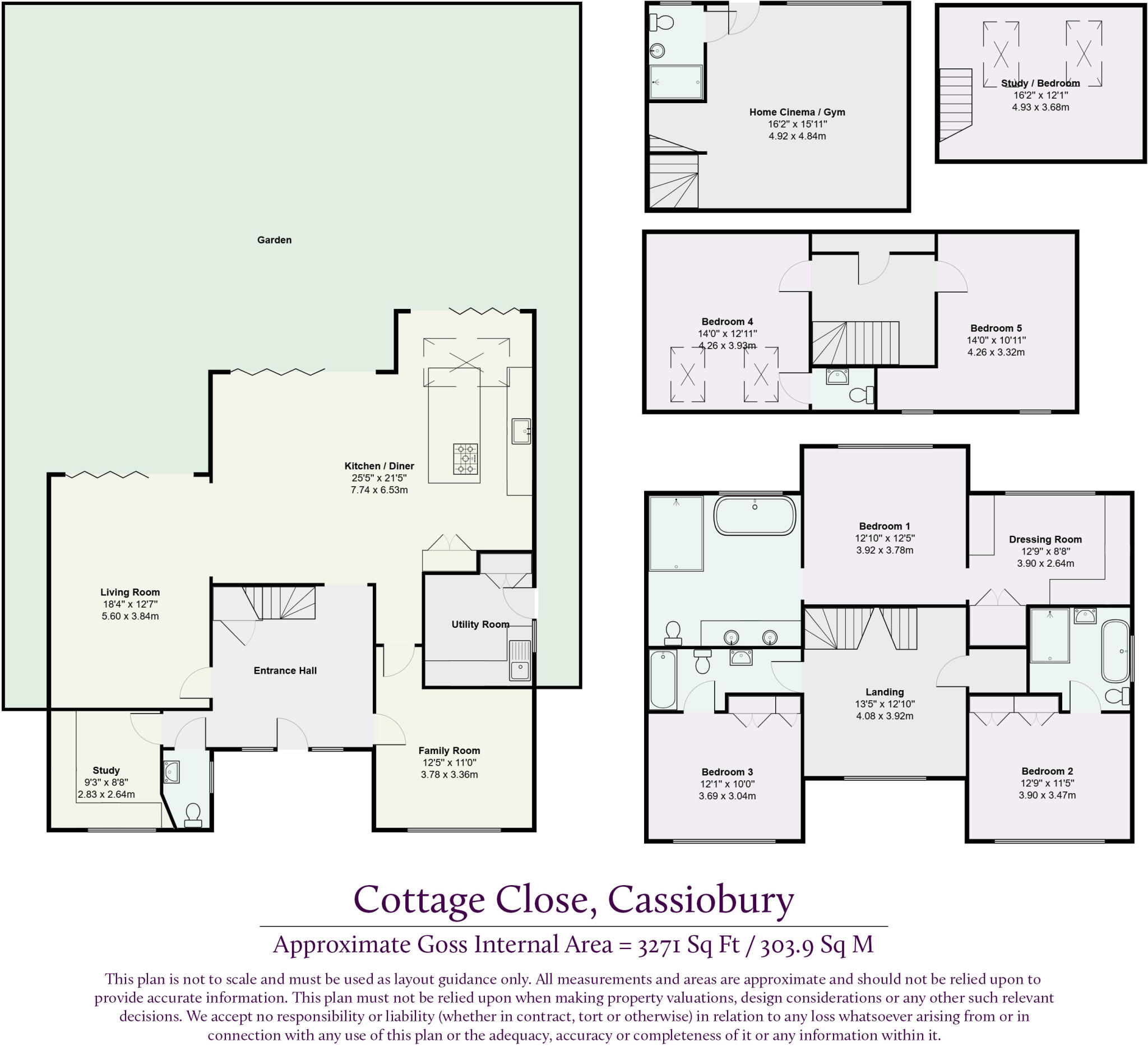 Cottage Close, Cassiobury floorplan