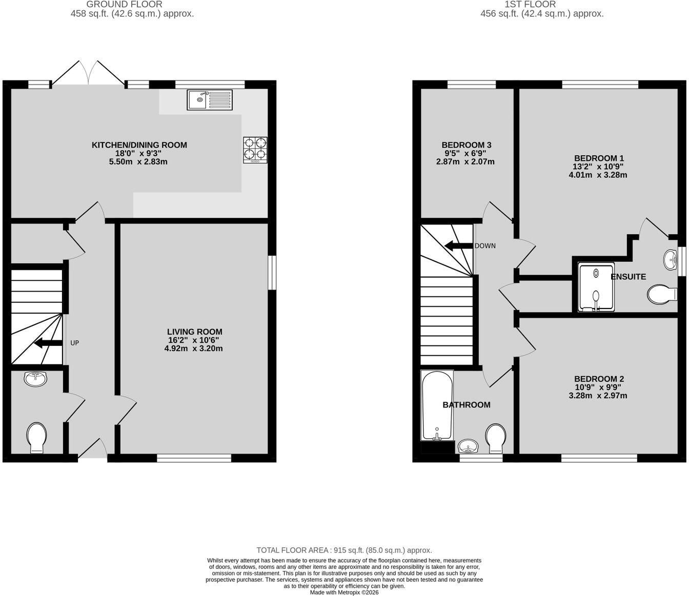 Lawrence Close, Banbury OX16 2DR floorplan