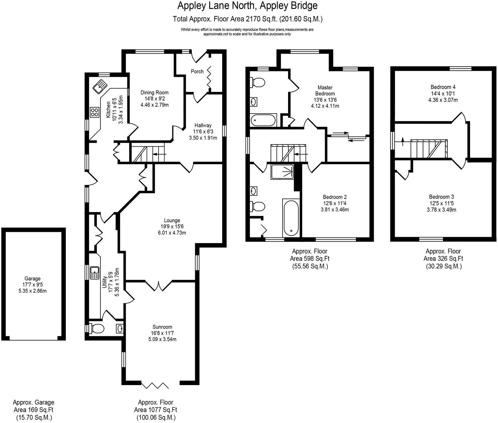 Appley Lane North, Appley Bridge, WN6 floorplan