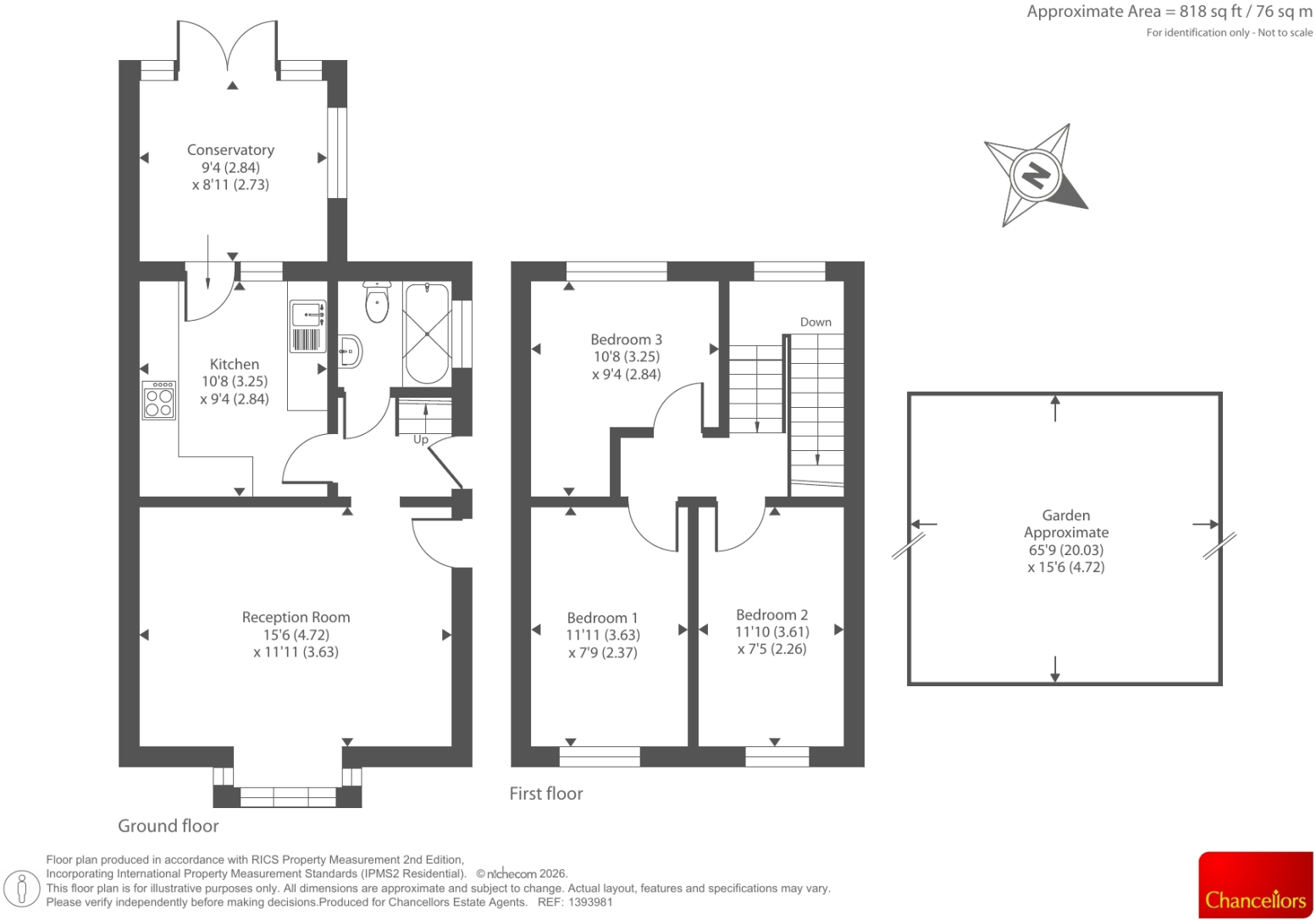 Chestnut Avenue, Headington, Oxford floorplan