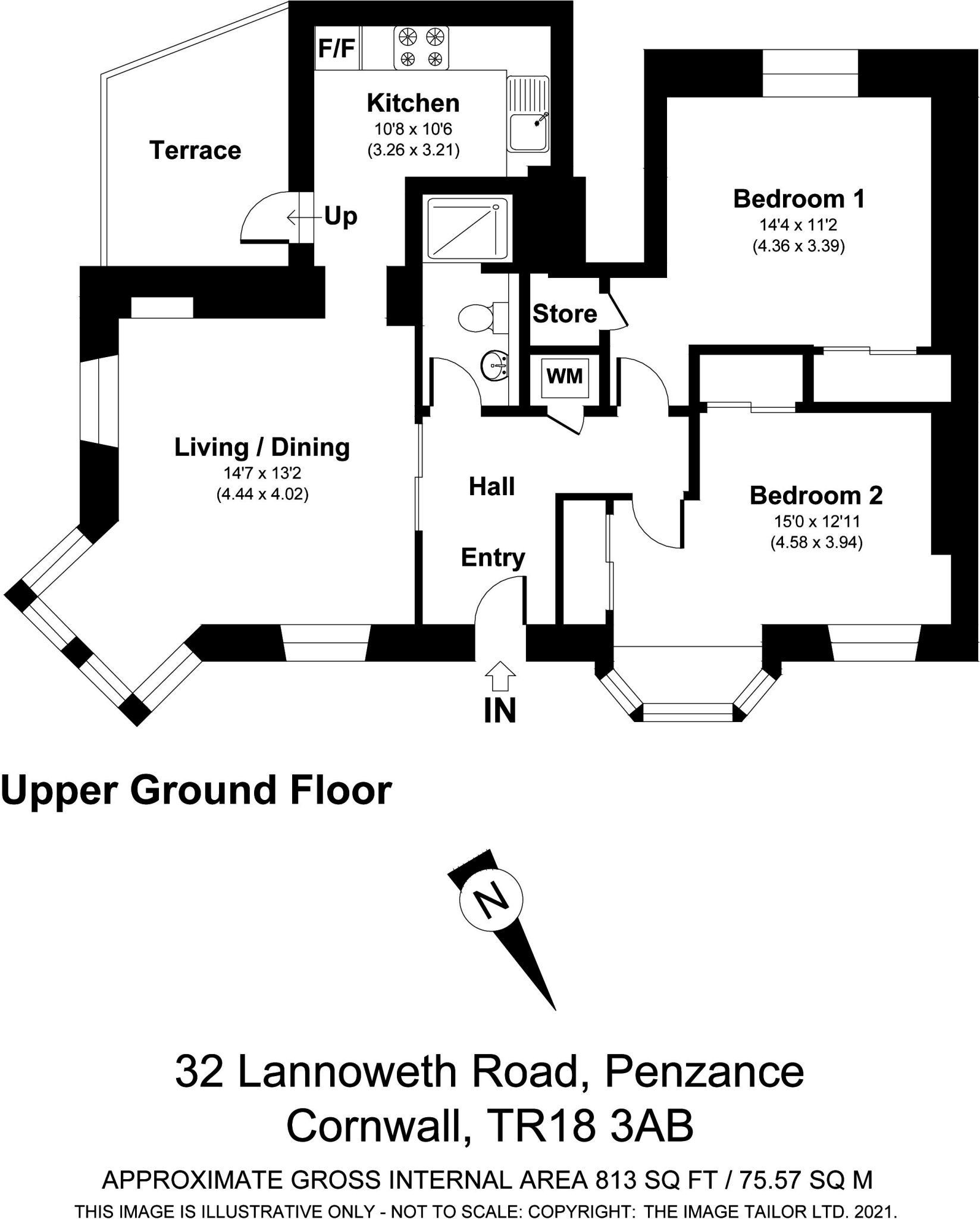 Allen House, Penzance floorplan