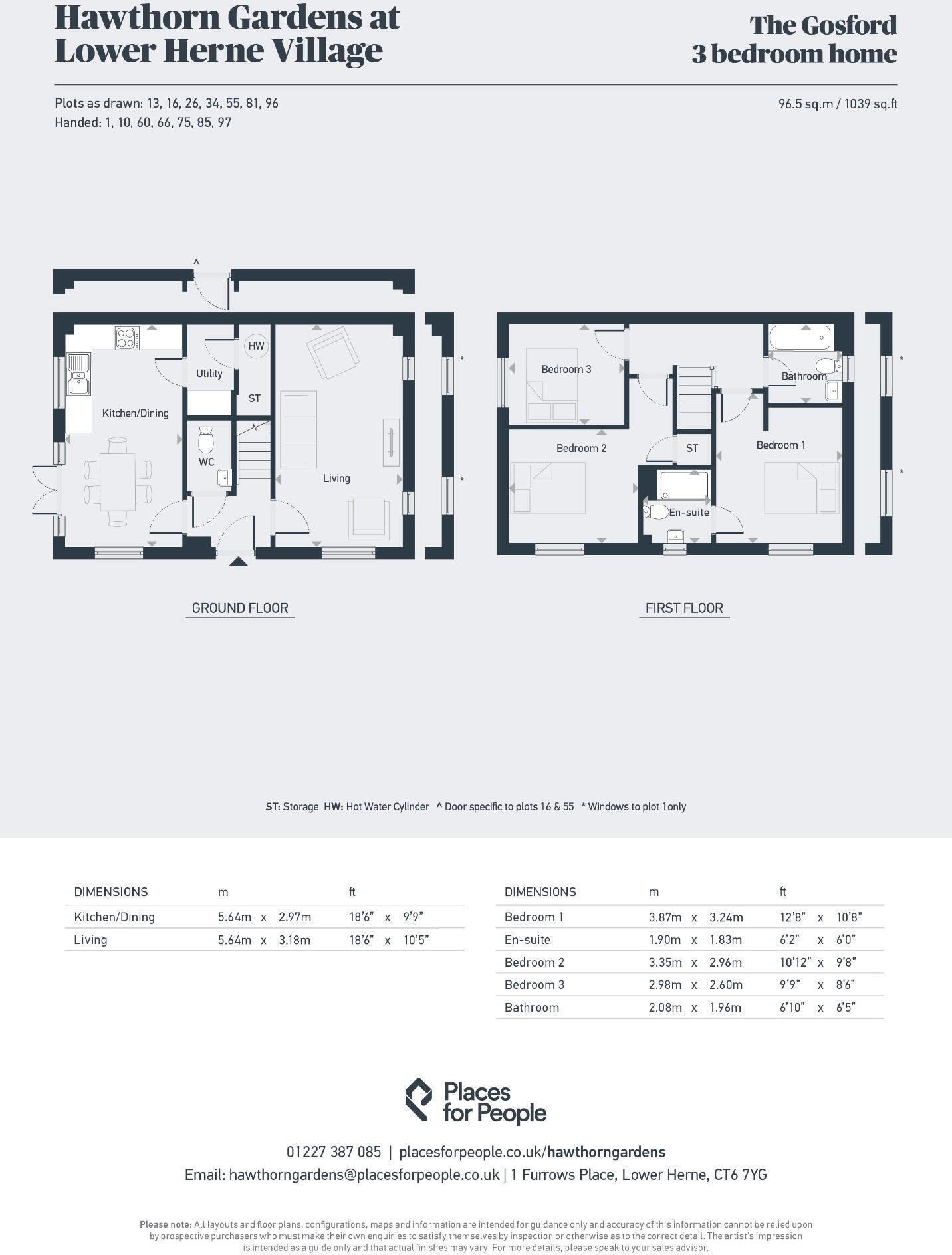 1 Furrows Place
Lower Herne
CT6 7YG floorplan