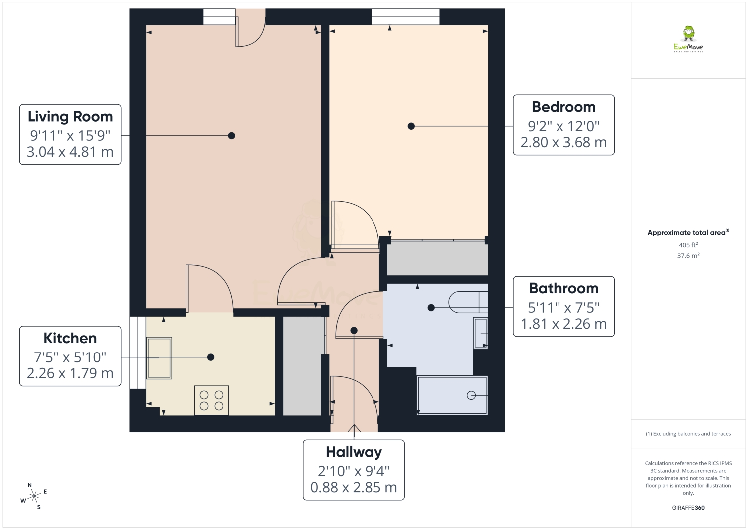 Woodville Grove, Welling, Kent, DA16 floorplan