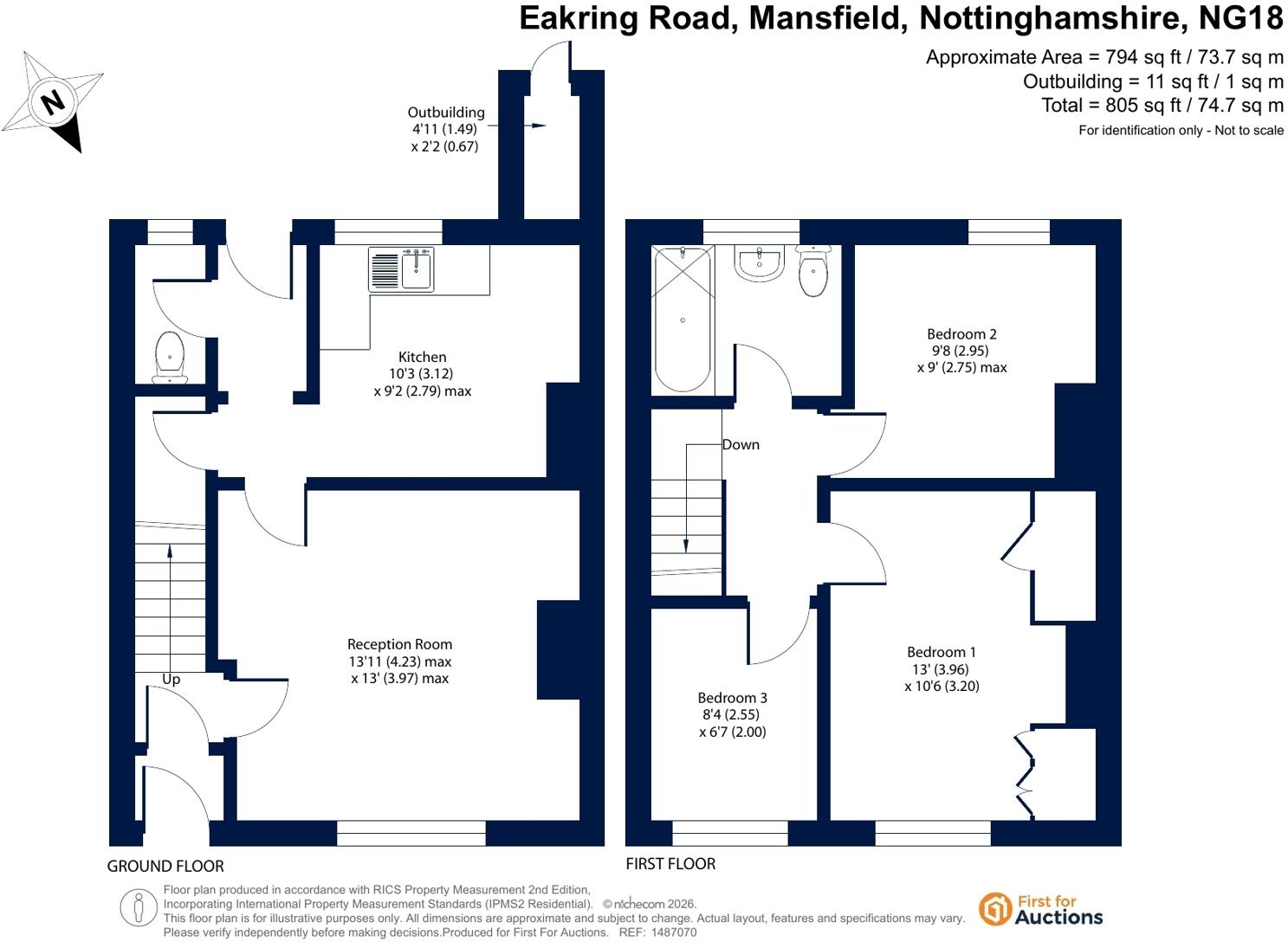 Eakring Road, Mansfield, Nottinghamshire floorplan
