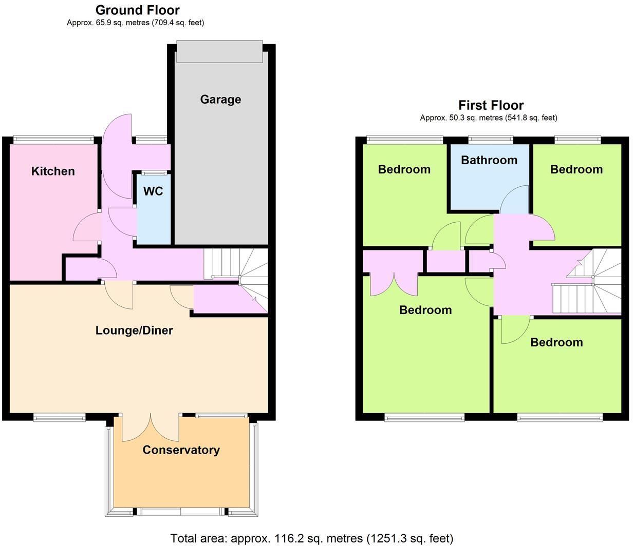 Alberta Road, Worthing floorplan