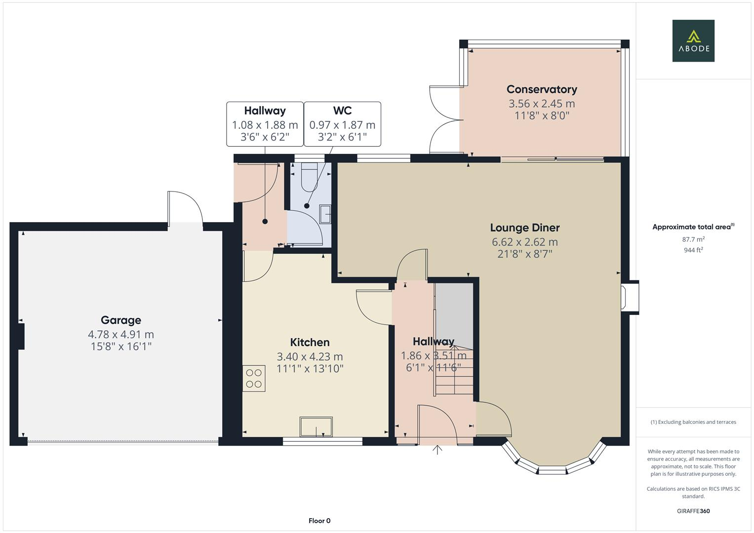 St. Michaels Drive, Ravenstone, Coalville floorplan