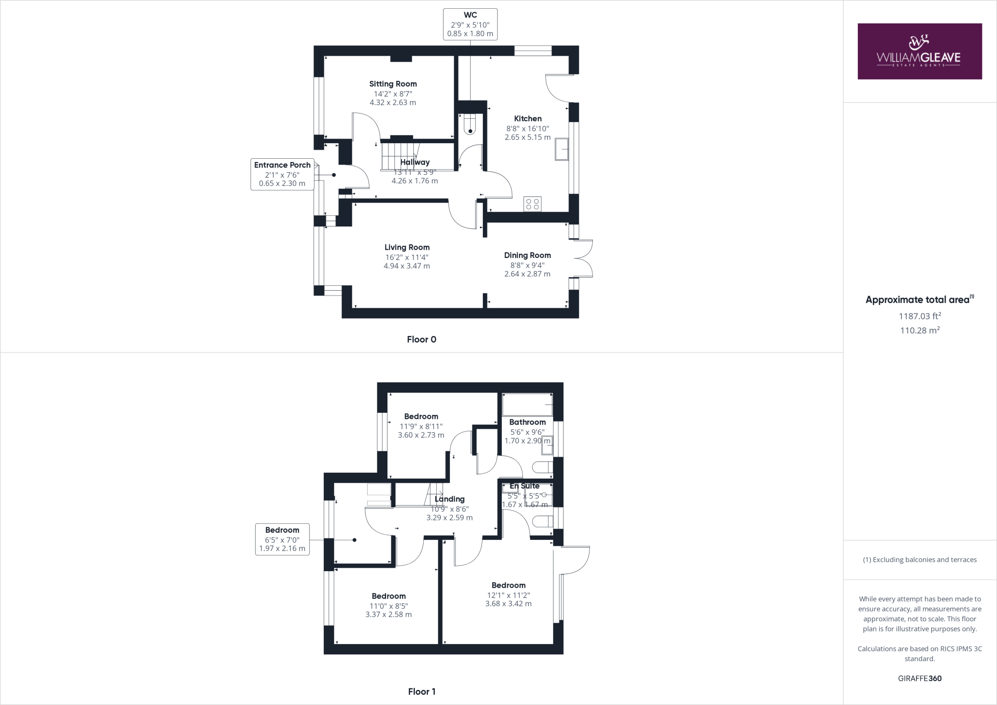 Trem Y Mor, Abergele, Conwy, LL22 floorplan