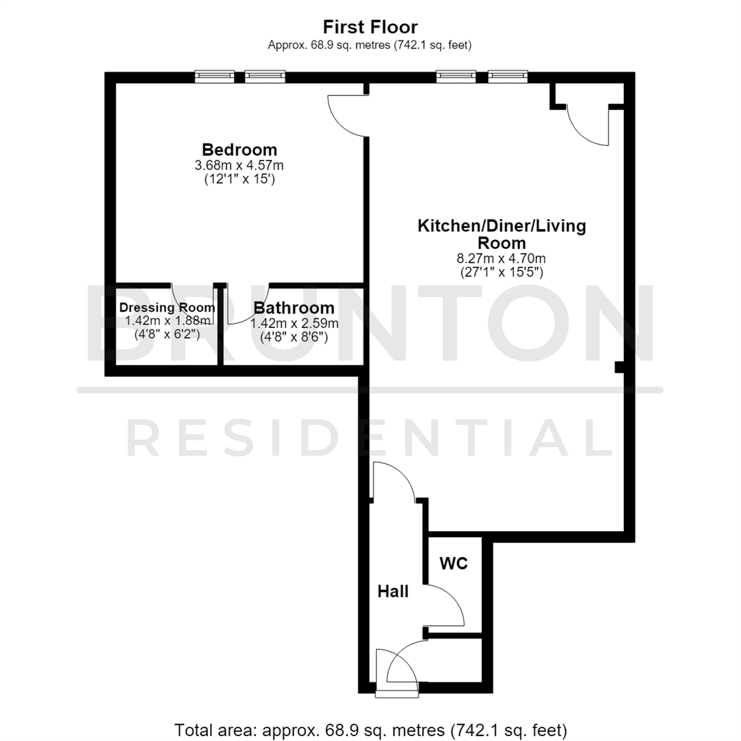 Beaumont Street, Hexham, NE46 floorplan