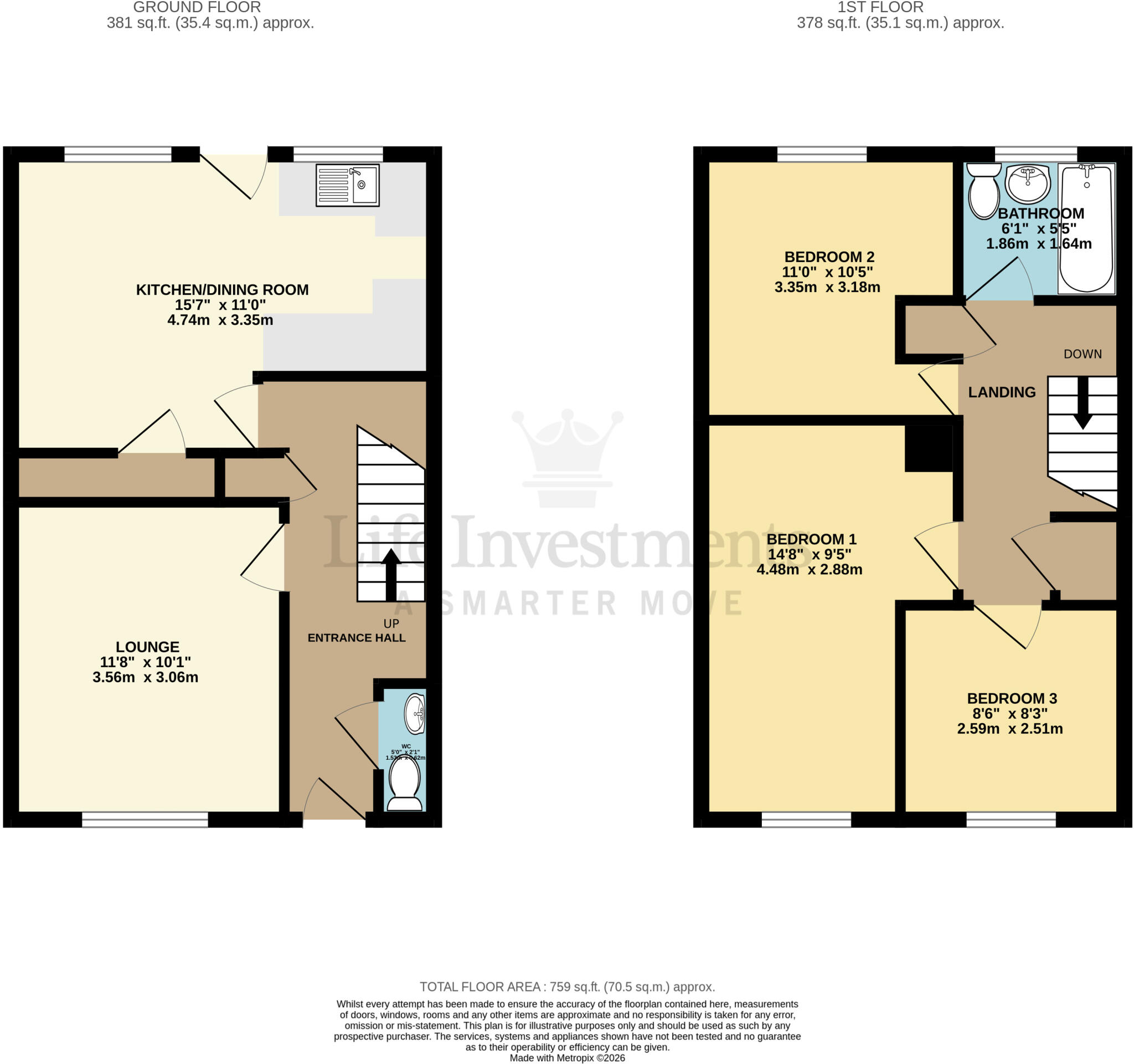 Kingswood Road, Nuneaton, Warwickshire floorplan