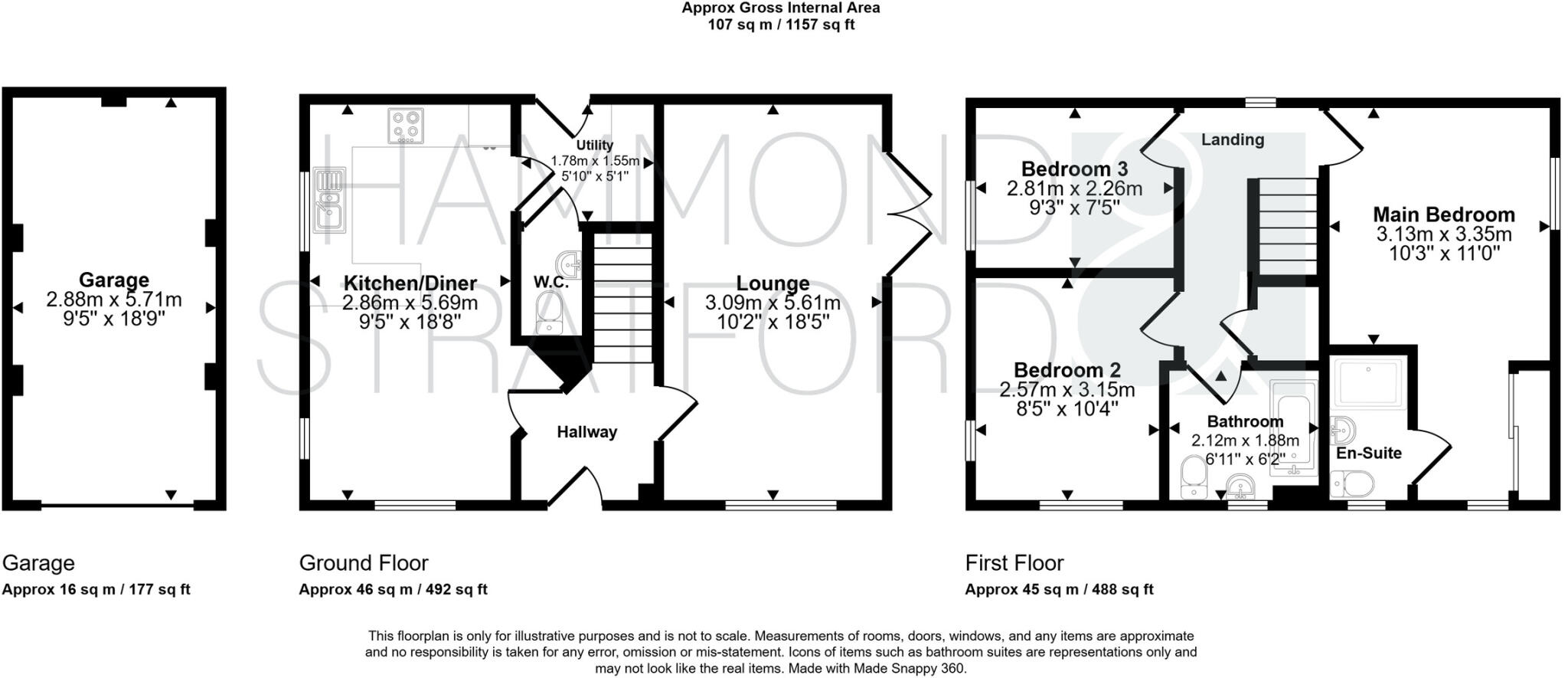 Swatman Grove, Wymondham floorplan
