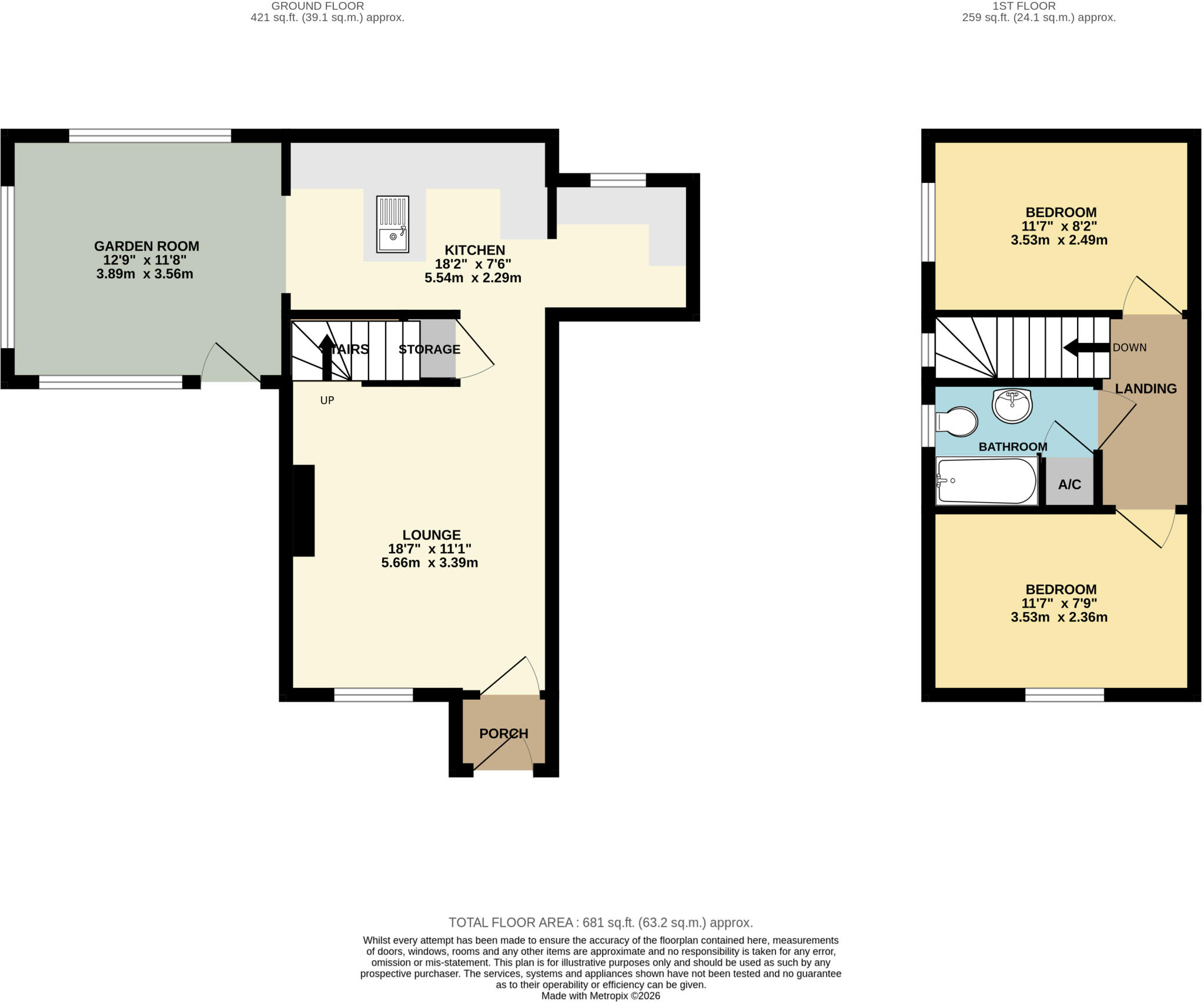 Tower Hill, Dilton Marsh floorplan