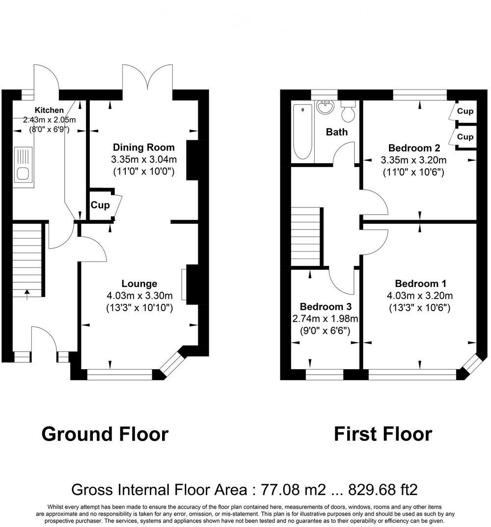 Knightbridge Walk, Billericay floorplan