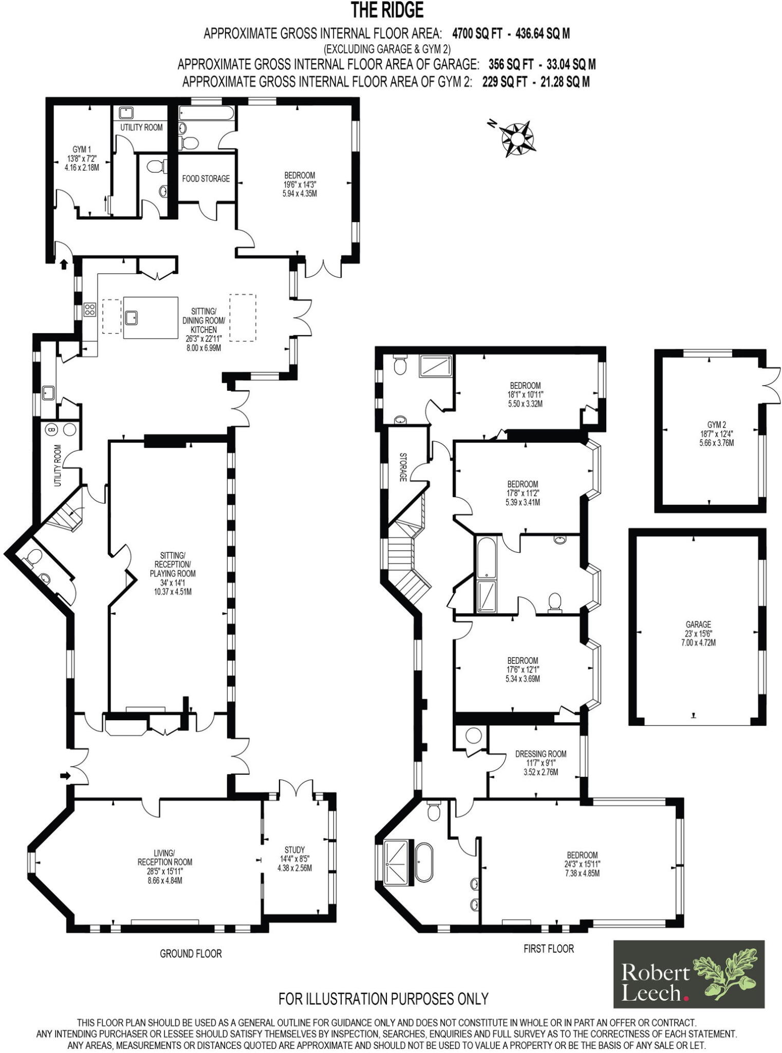 The Ridge, Woldingham, CR3 7AH floorplan